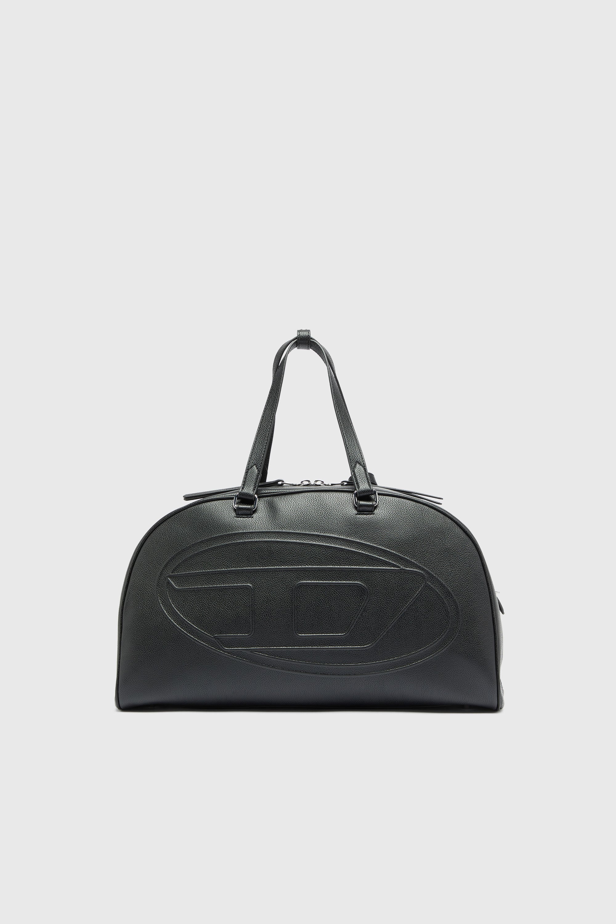 Diesel - 1DR DOME DUFFLE, 1DR Dome - Bolsa de viaje de piel con Logo Oval D Unisex in Negro - 1