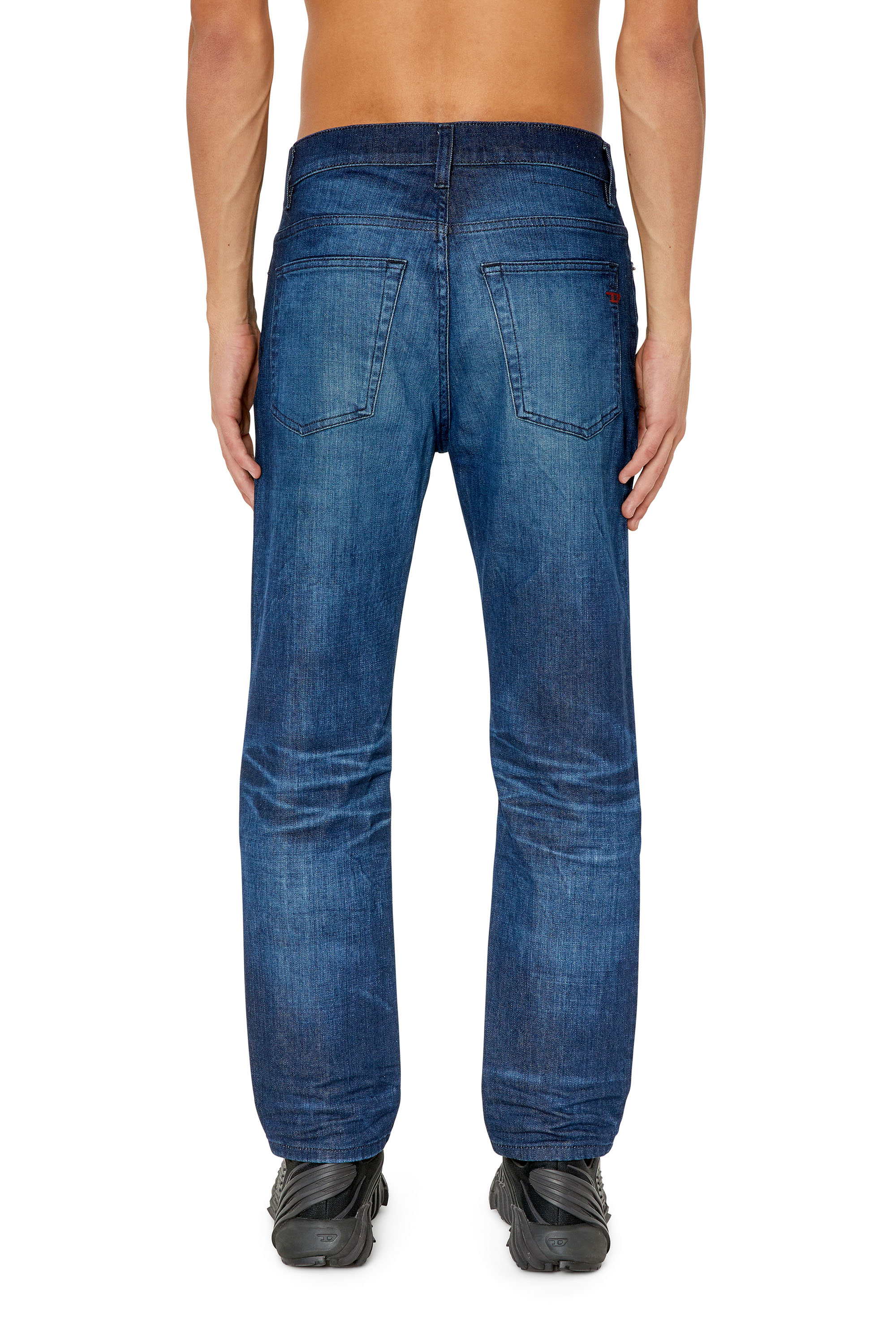 Diesel - 2005 D-Fining 0TFAT Tapered Jeans, Azul Oscuro - Image 2