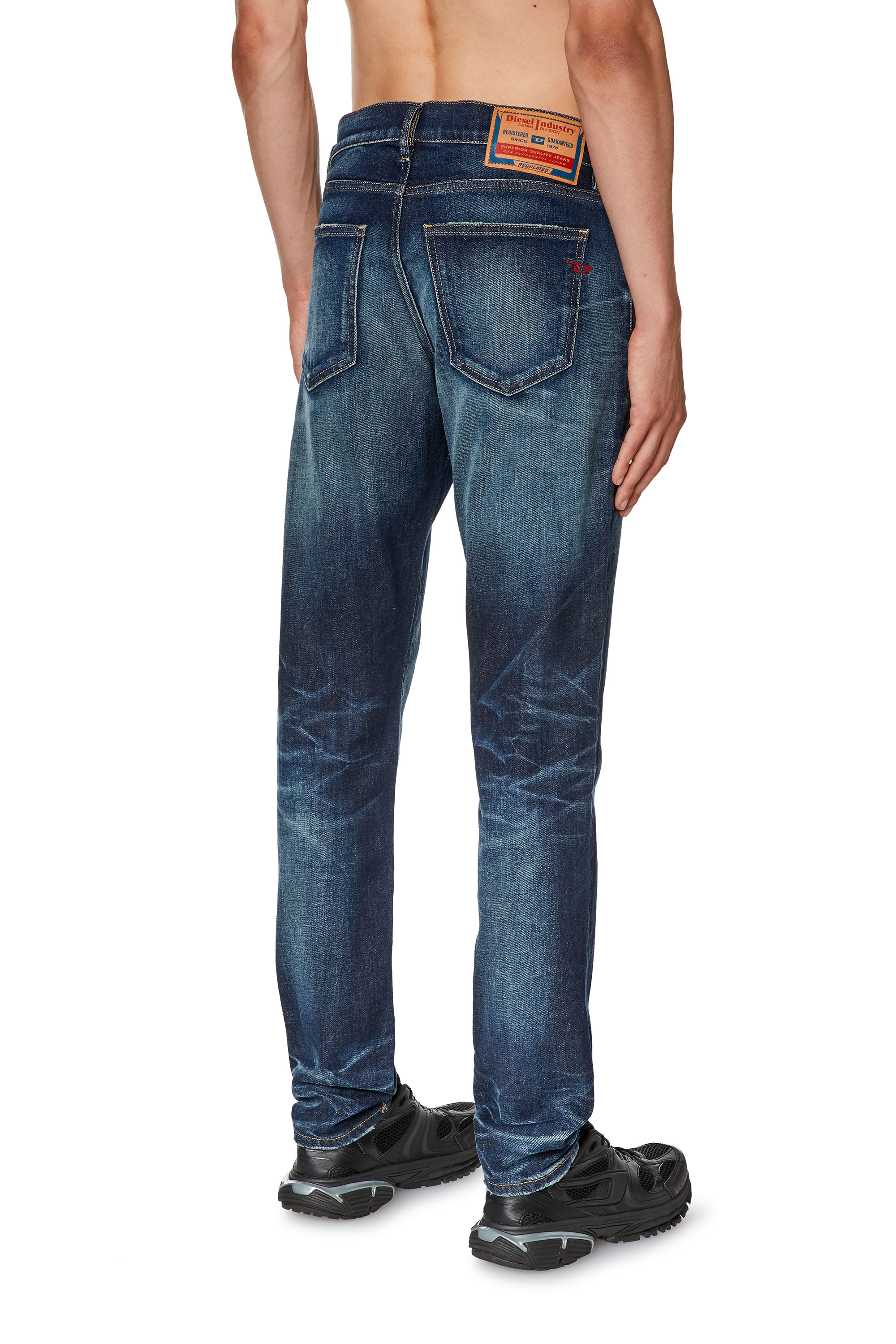 Diesel - Slim Jeans 2019 D-Strukt 09G29, Azul Oscuro - Image 2