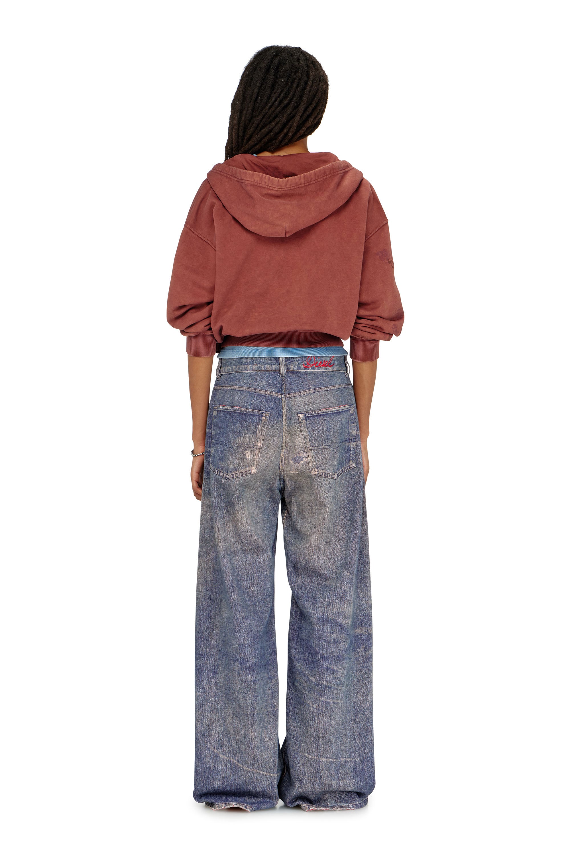 Diesel - Relaxed Jeans 1996 D-Sire 09P95 Mujer, Azul Oscuro - 3