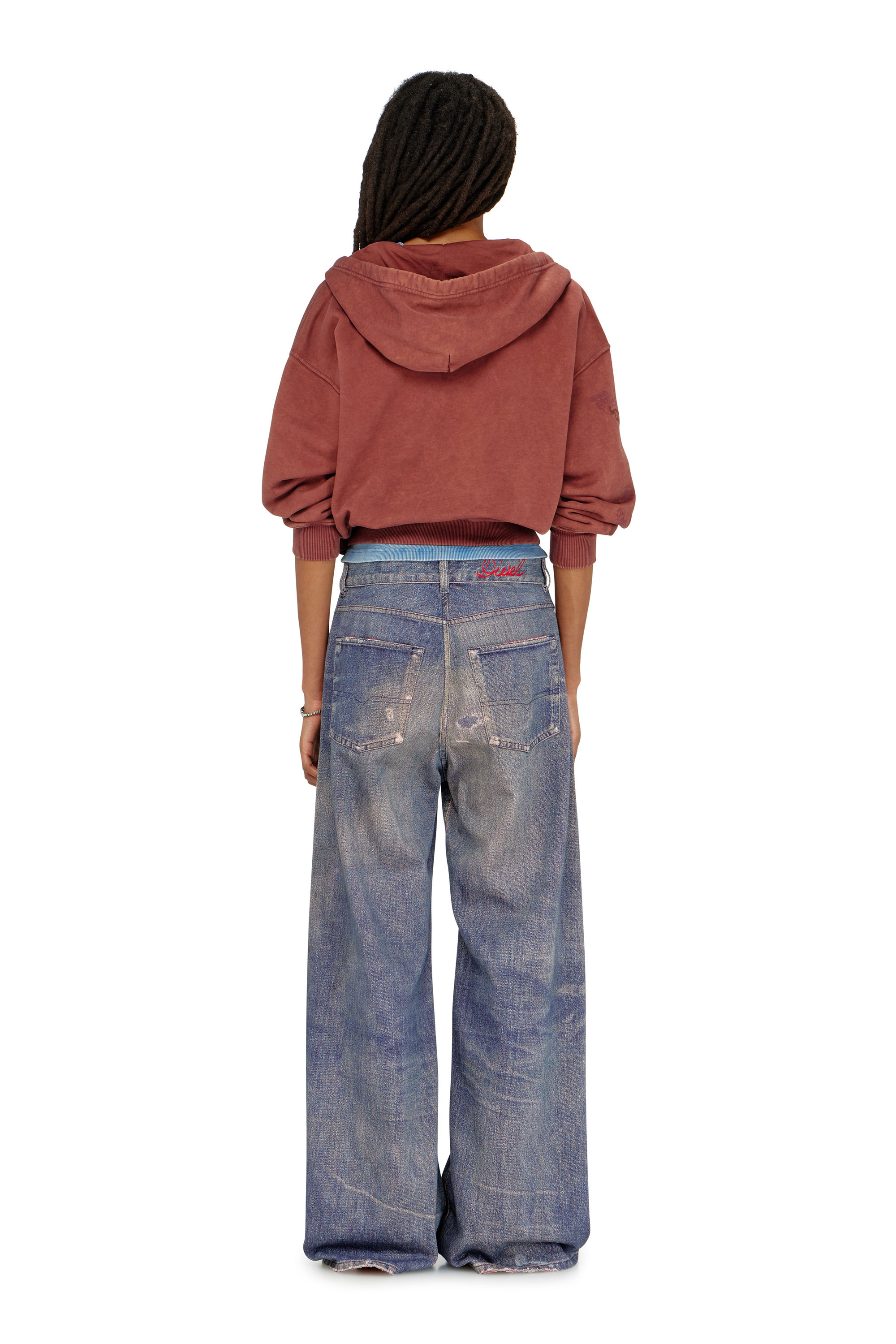 Diesel - Relaxed Jeans 1996 D-Sire 09P95 Mujer, Azul Oscuro - 3