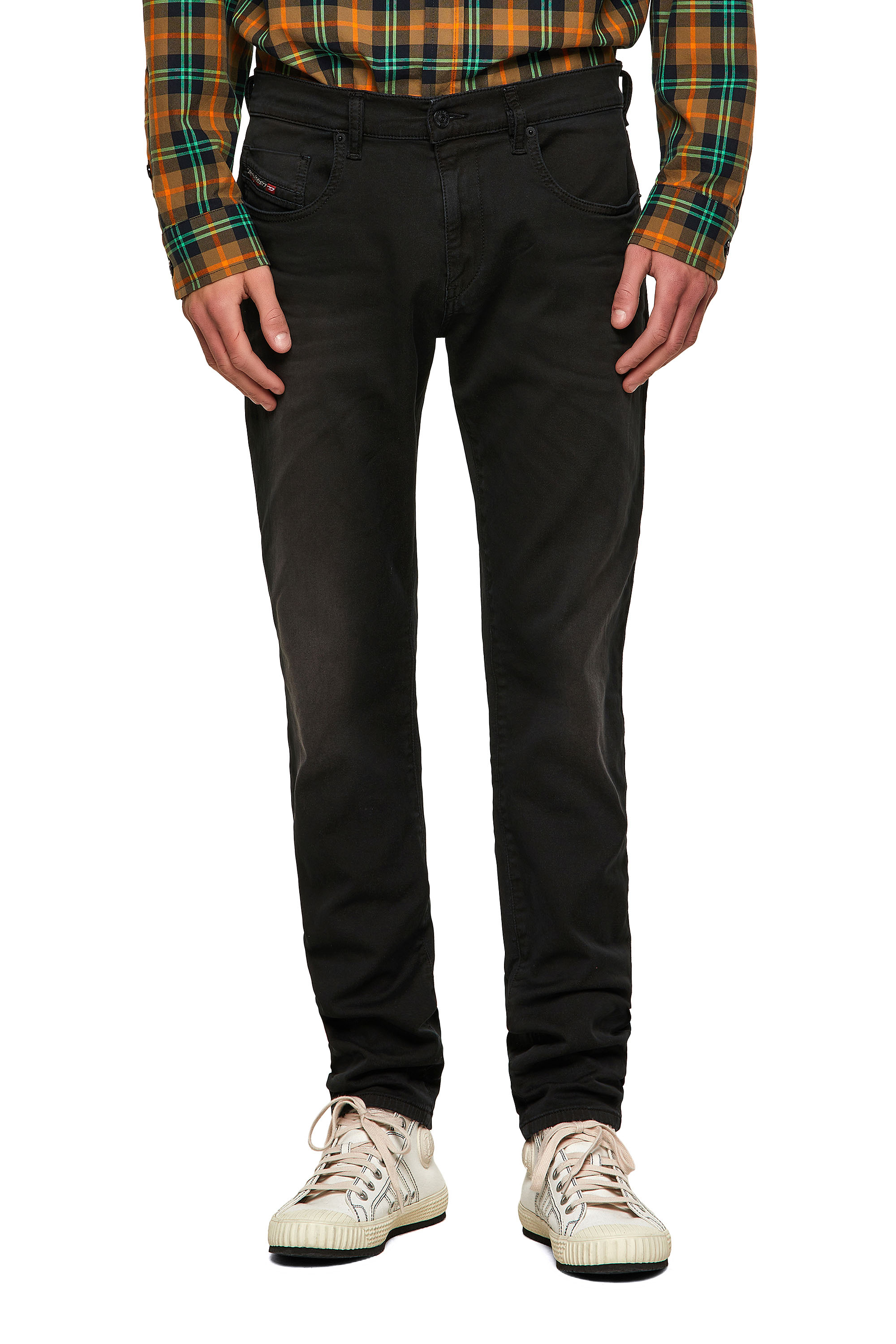 D-Strukt JoggJeans® 0670M, Negro/Gris oscuro - Vaqueros