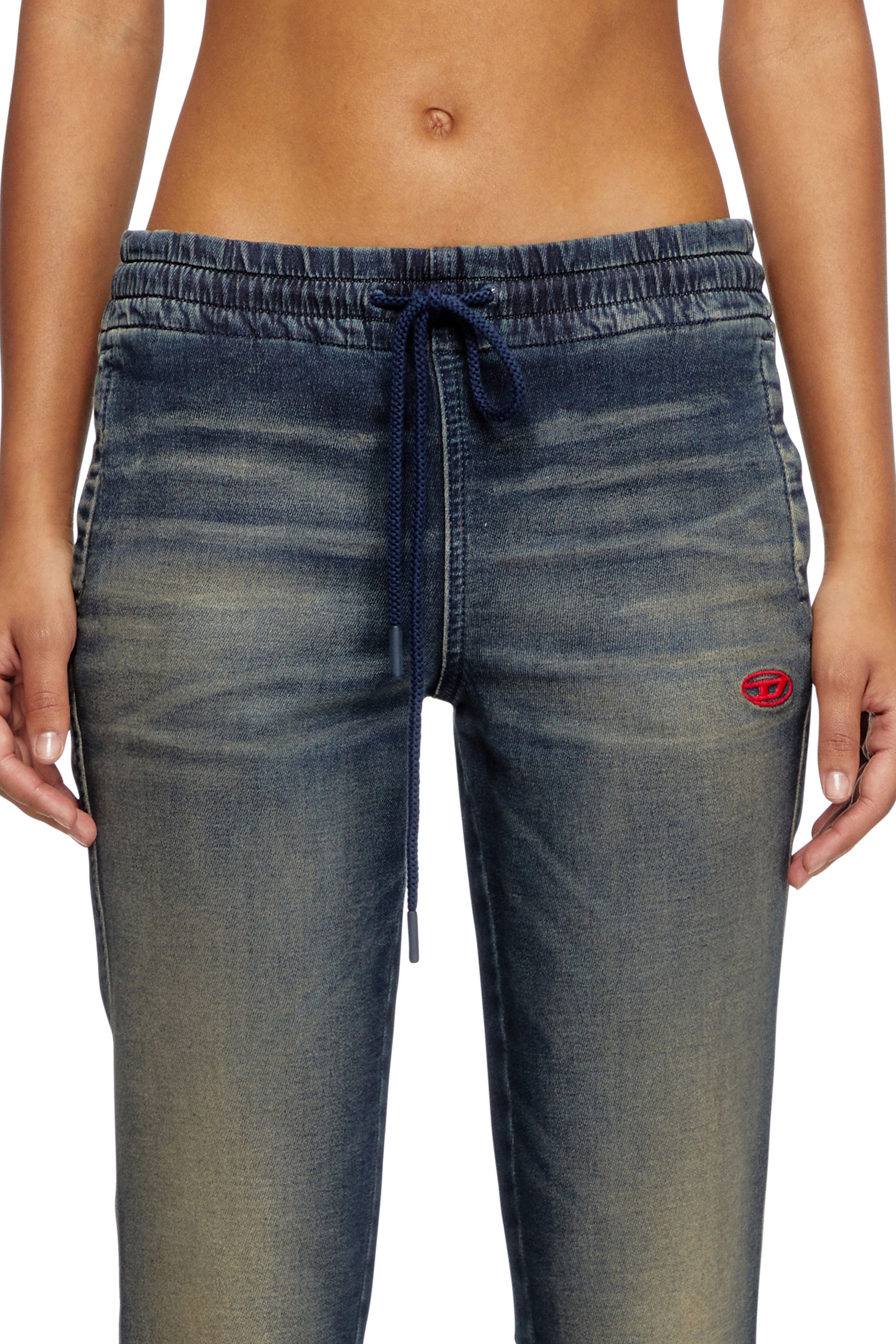 Diesel - Bootcut 2069 D-Ebbey Joggjeans® 068PM Mujer, Azul Oscuro - 5