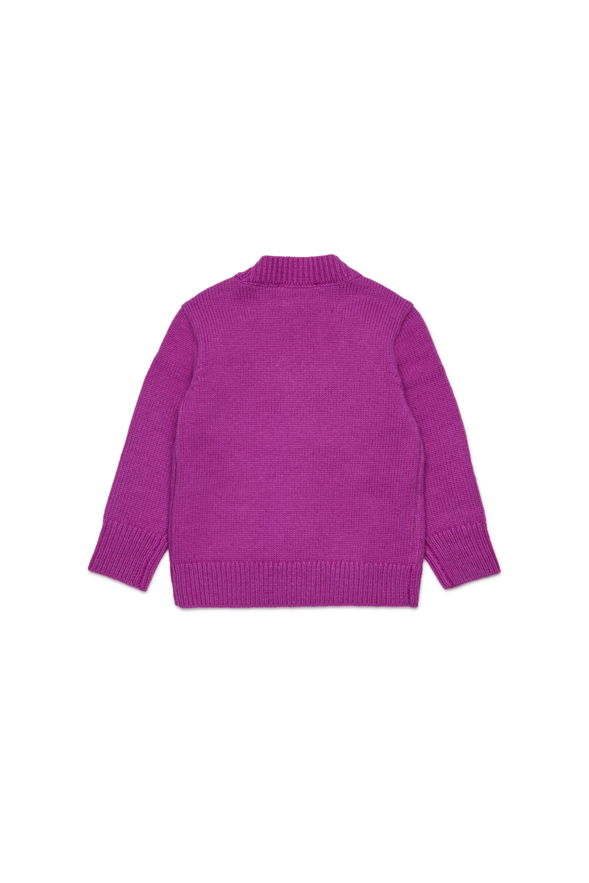 Diesel - KLONCARDIGANB, Cardigan de mezcla de lana Unisex in Morado - 2