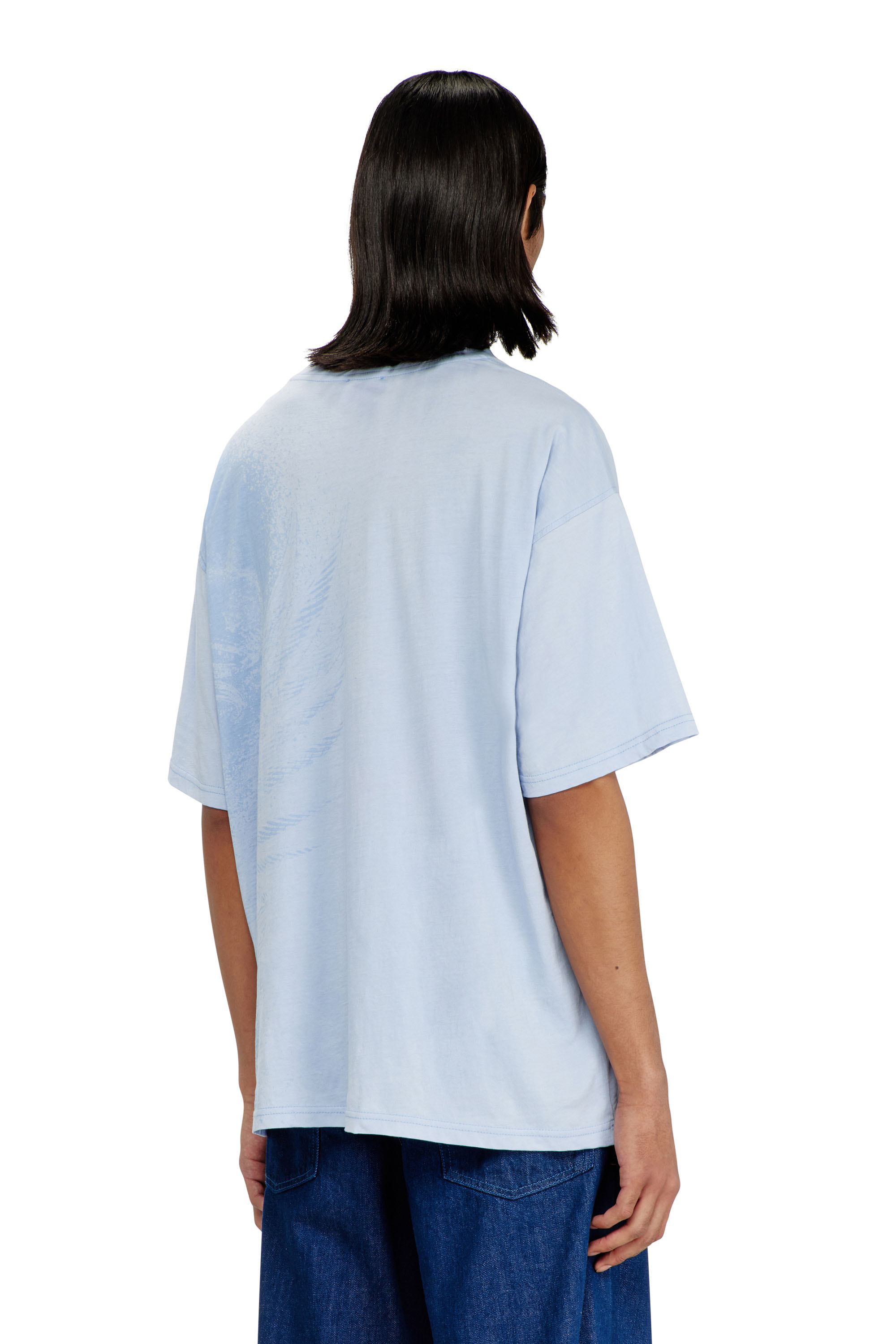 Diesel - T-BOXT-AA3, Camiseta de corte relajado con estampados de Hombre in Azul marino - 4