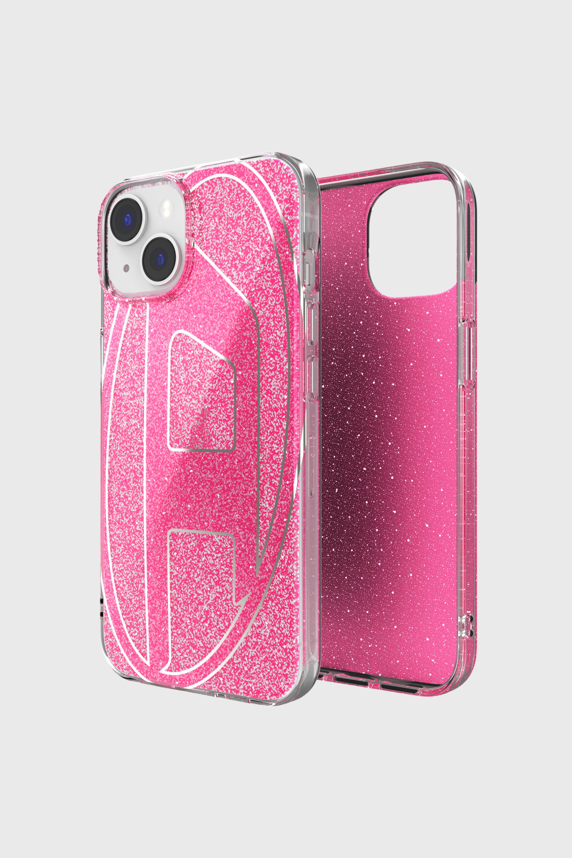 Diesel - 60034 AOP CASE, Funda glitter por iP 13/ 14 Unisex in Rosa - 1