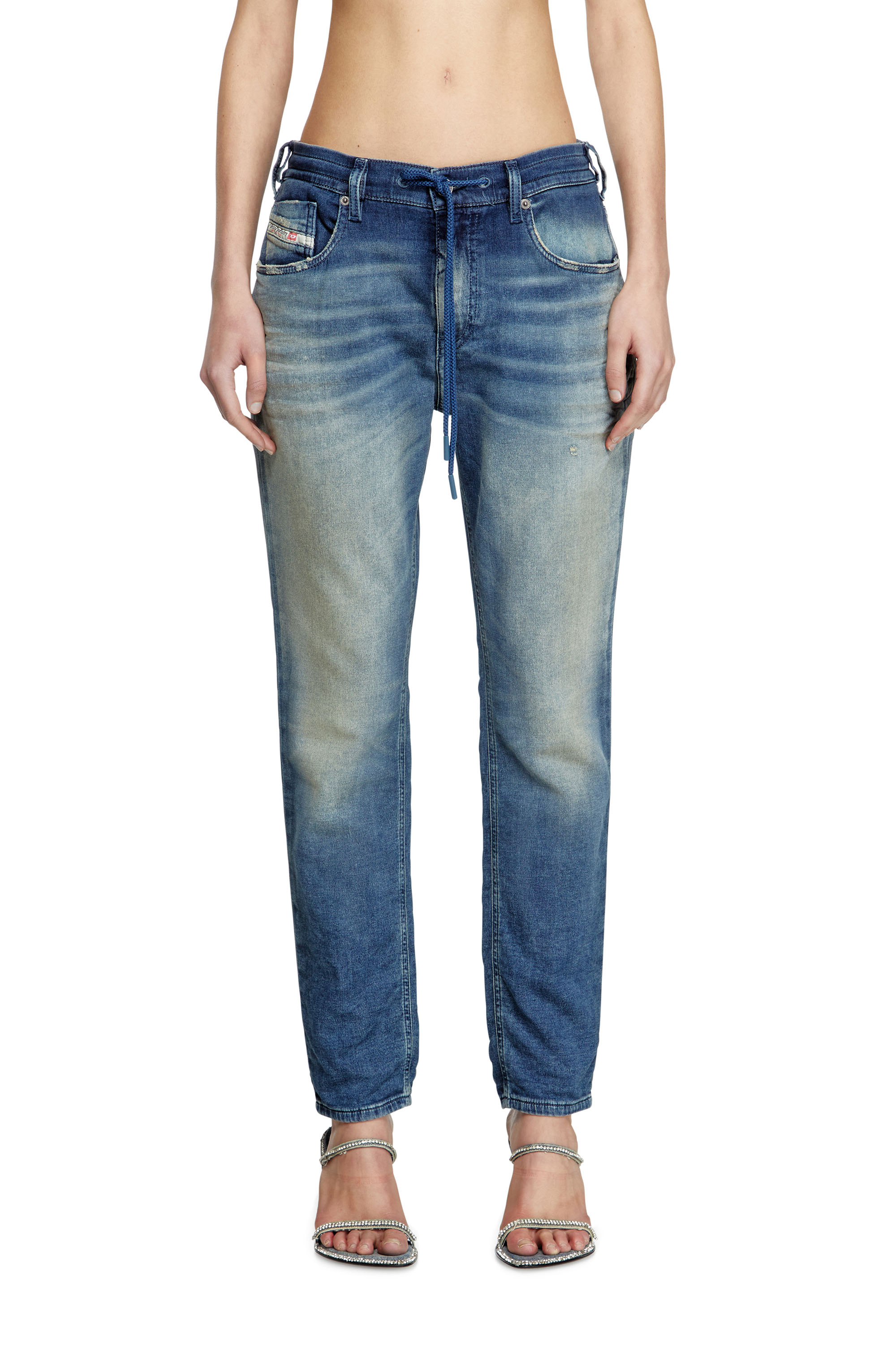 Diesel - Regular 2031 D-Krailey Joggjeans&reg; 068PQ Mujer, Azul medio - 3