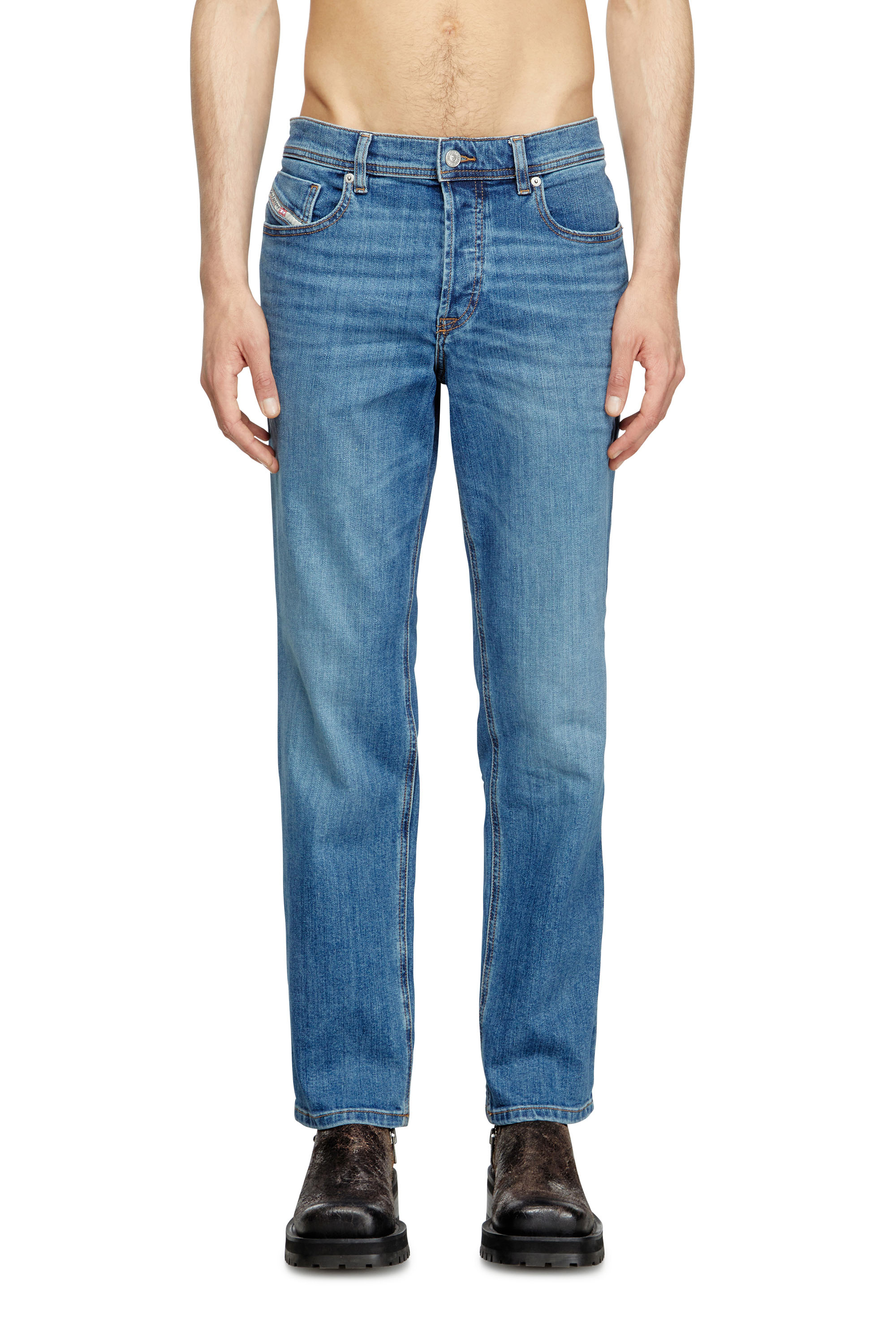 Diesel - Regular Jeans 2023 D-Finitive 0KIAL Hombre, Azul Claro - 1