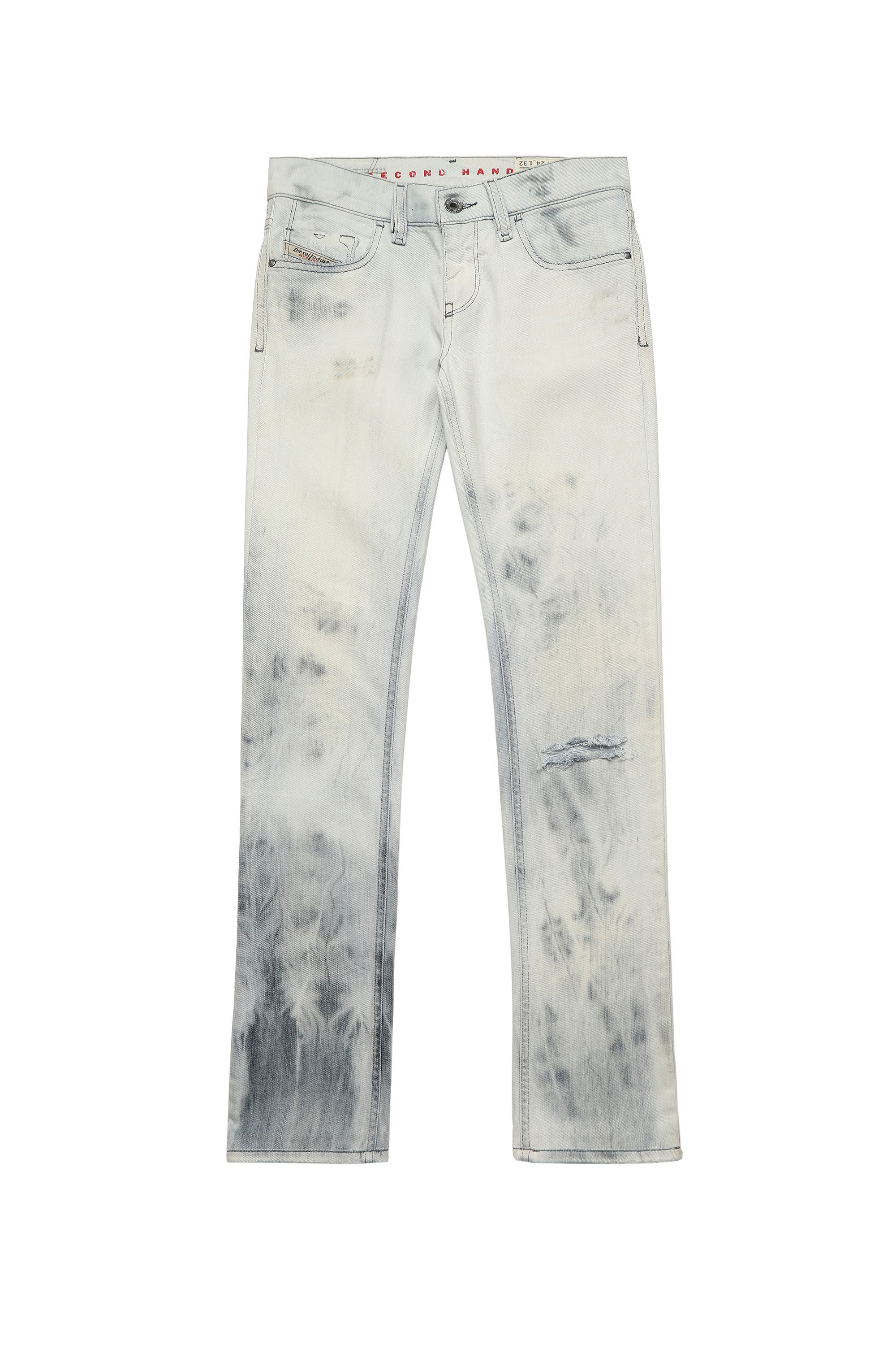 Diesel - LIVY, Woman's Diesel Woman - Jeans White in Light Blue - 1