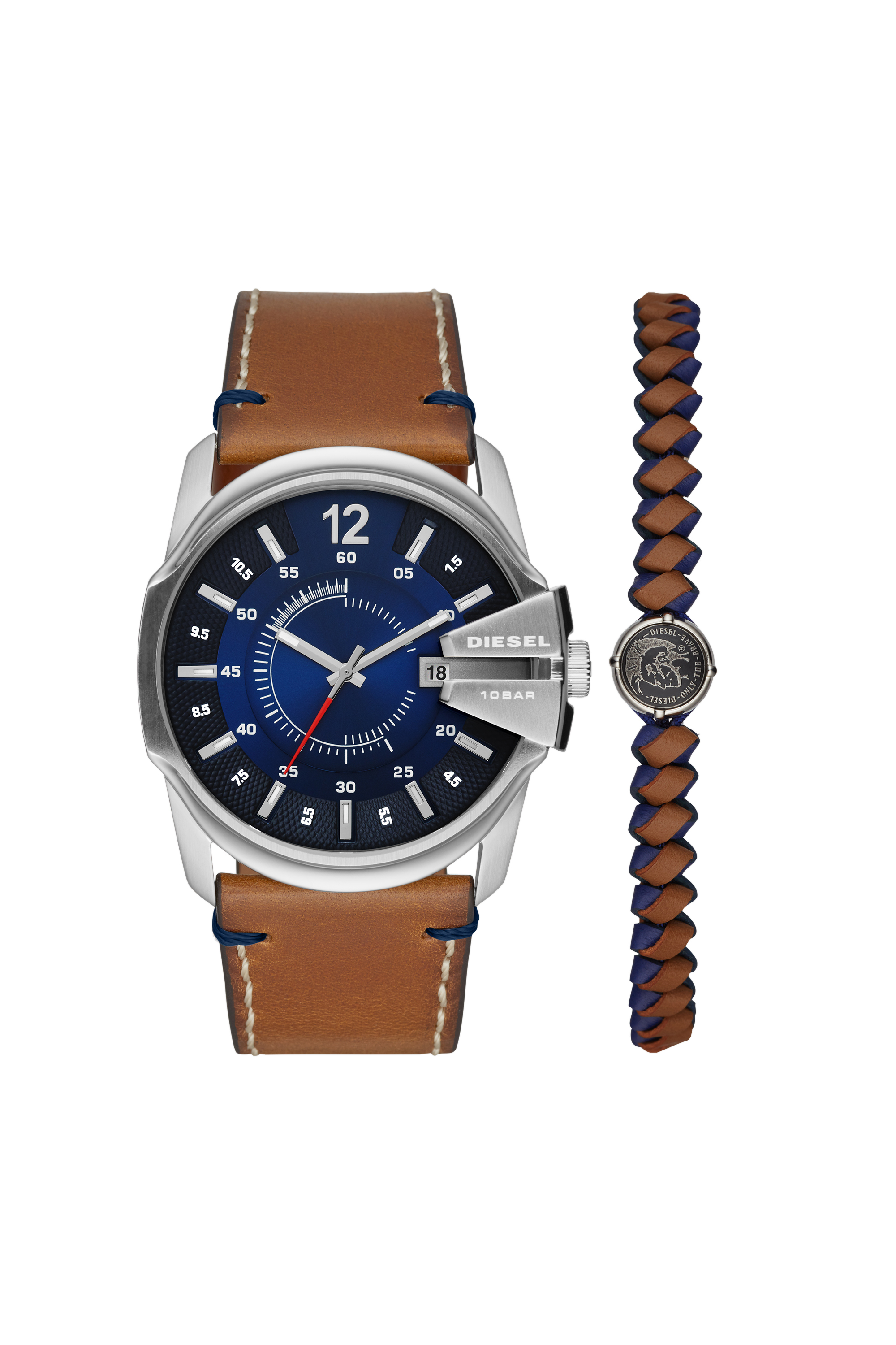 Diesel - DZ1925, Set de reloj Master Chief y pulsera Hombre in Marr&oacute;n - 1