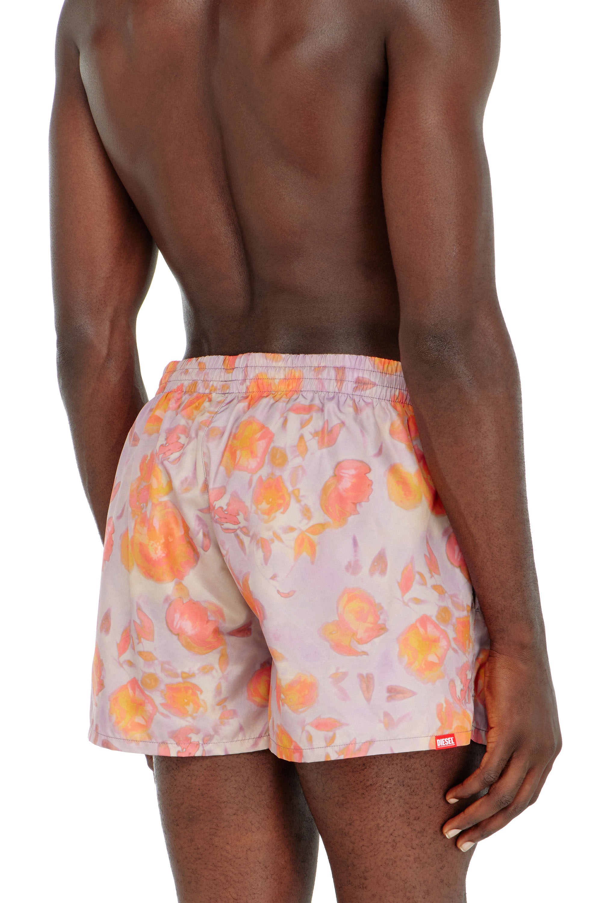 Diesel - OLLY-34-D-CORE, Ba&ntilde;ador met&aacute;lico con estampado floral Hombre in ToBeDefined - 4
