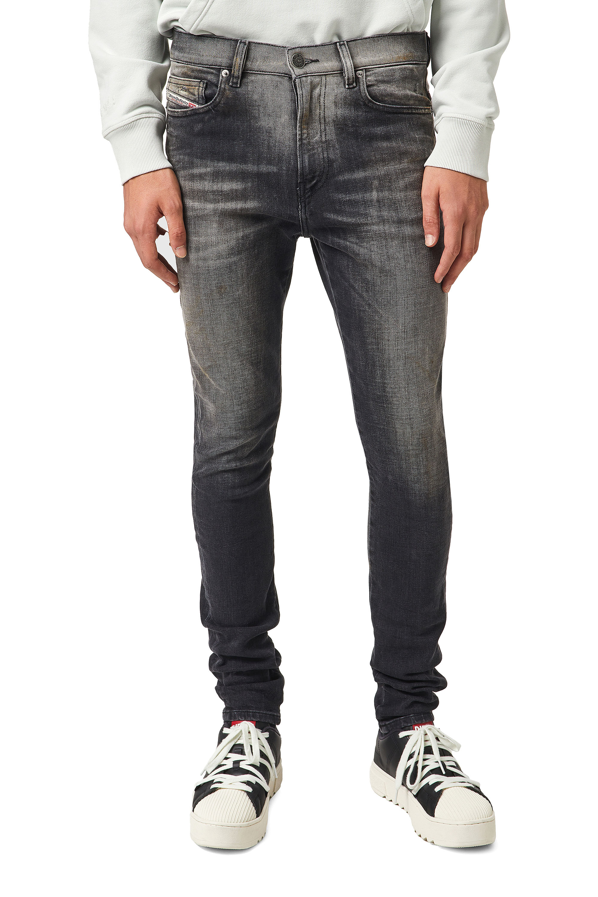 D-Amny 09A88, Negro/Gris oscuro - Vaqueros
