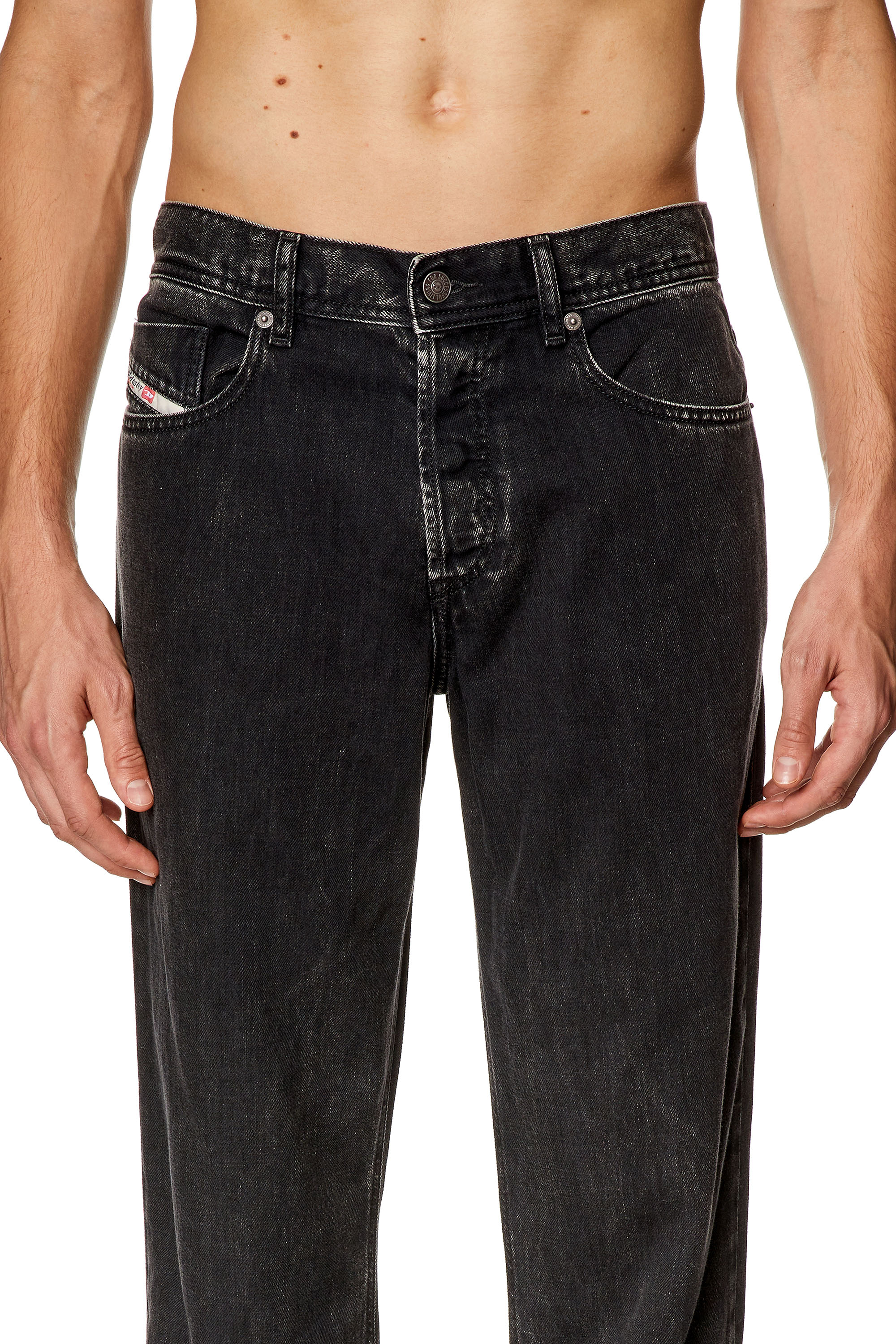 Diesel - Tapered Jeans 2023 D-Finitive 068HN, Negro/Gris oscuro - Image 4