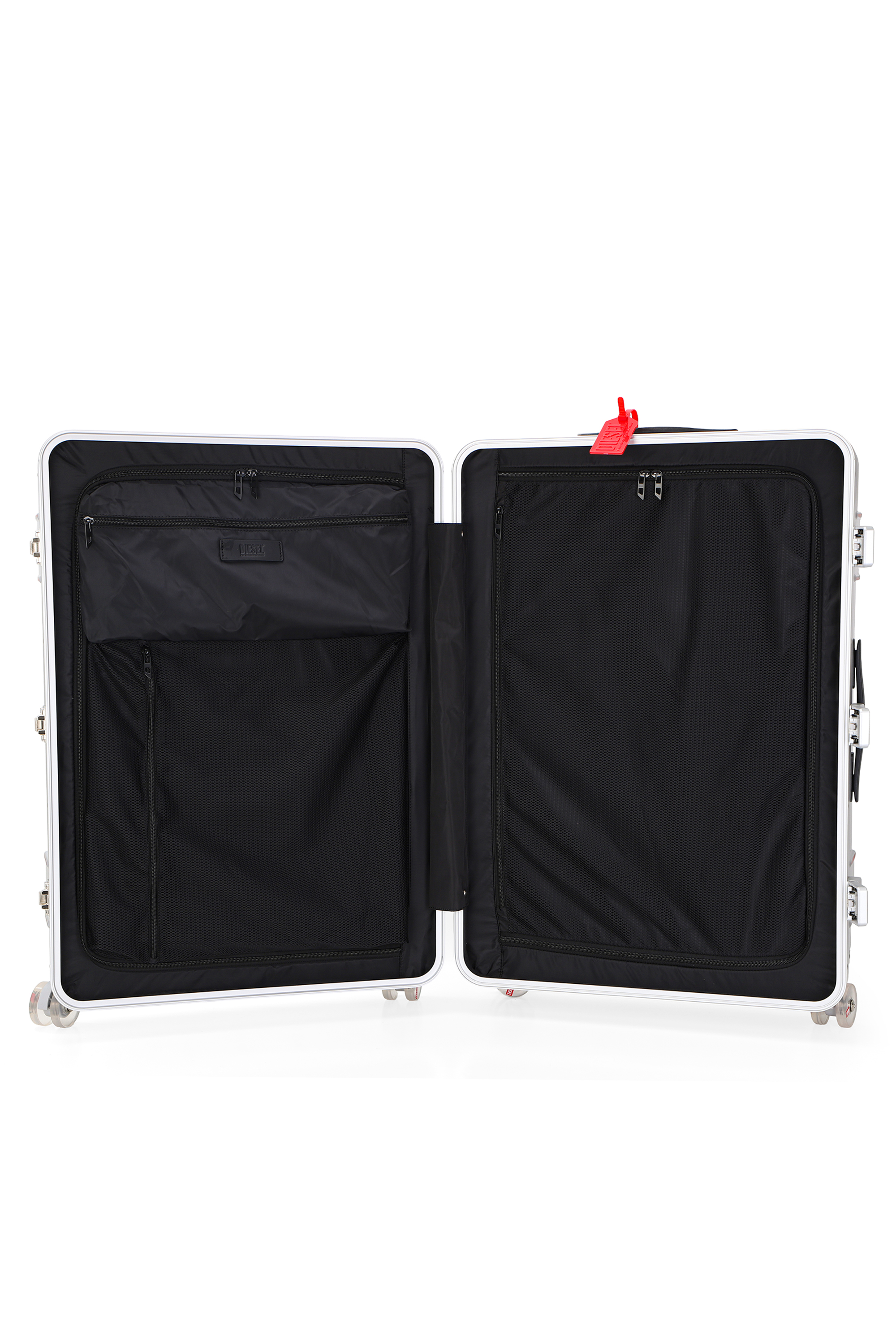 Diesel - DIESEL PC STRONG IMAGE TROLLEY- DSL003, Maleta resistente tama&ntilde;o L Unisex in Plateado - 4