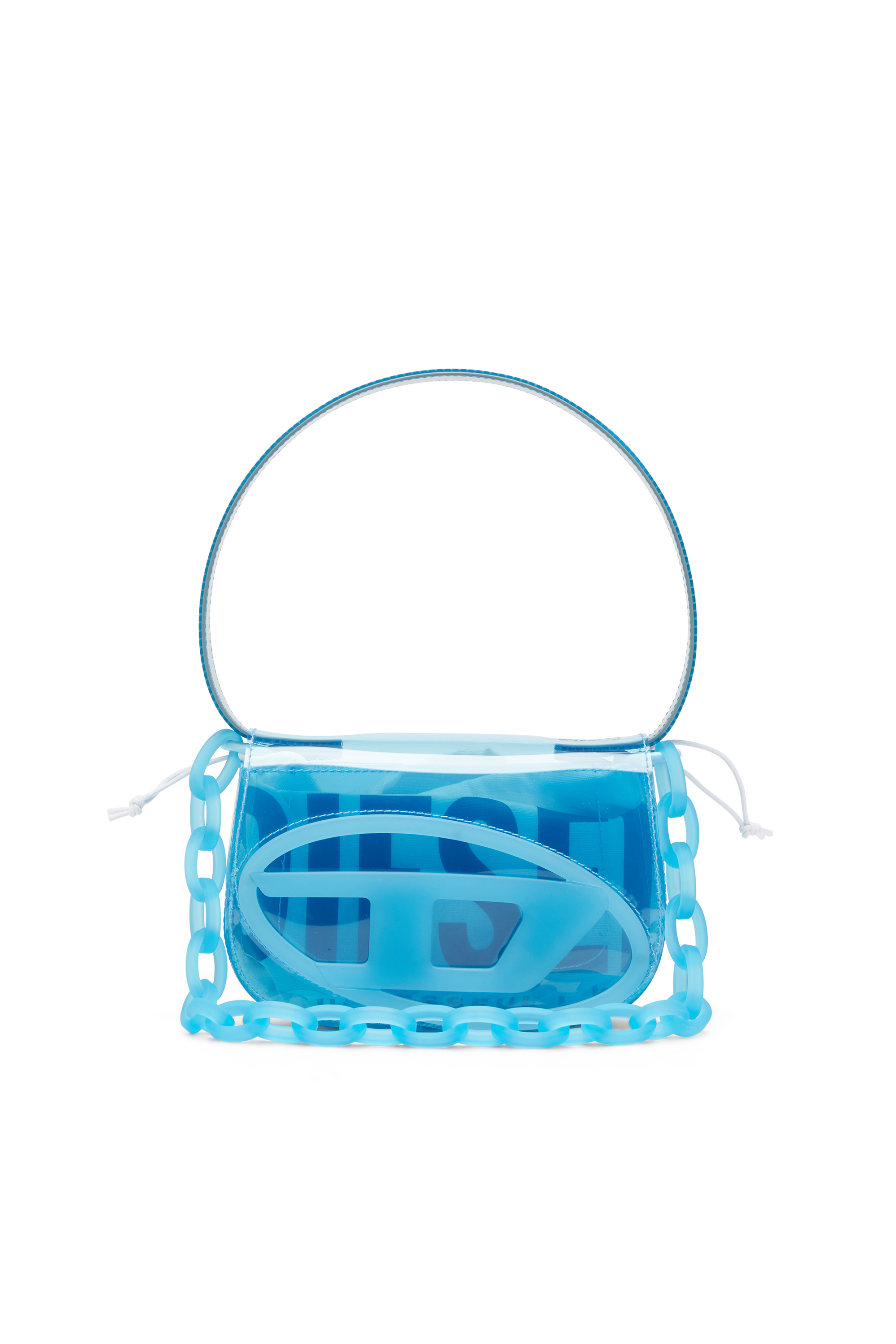 Diesel - 1DR, 1DR-Iconic bolso de hombro en TPU transparente Mujer in Azul marino - 1