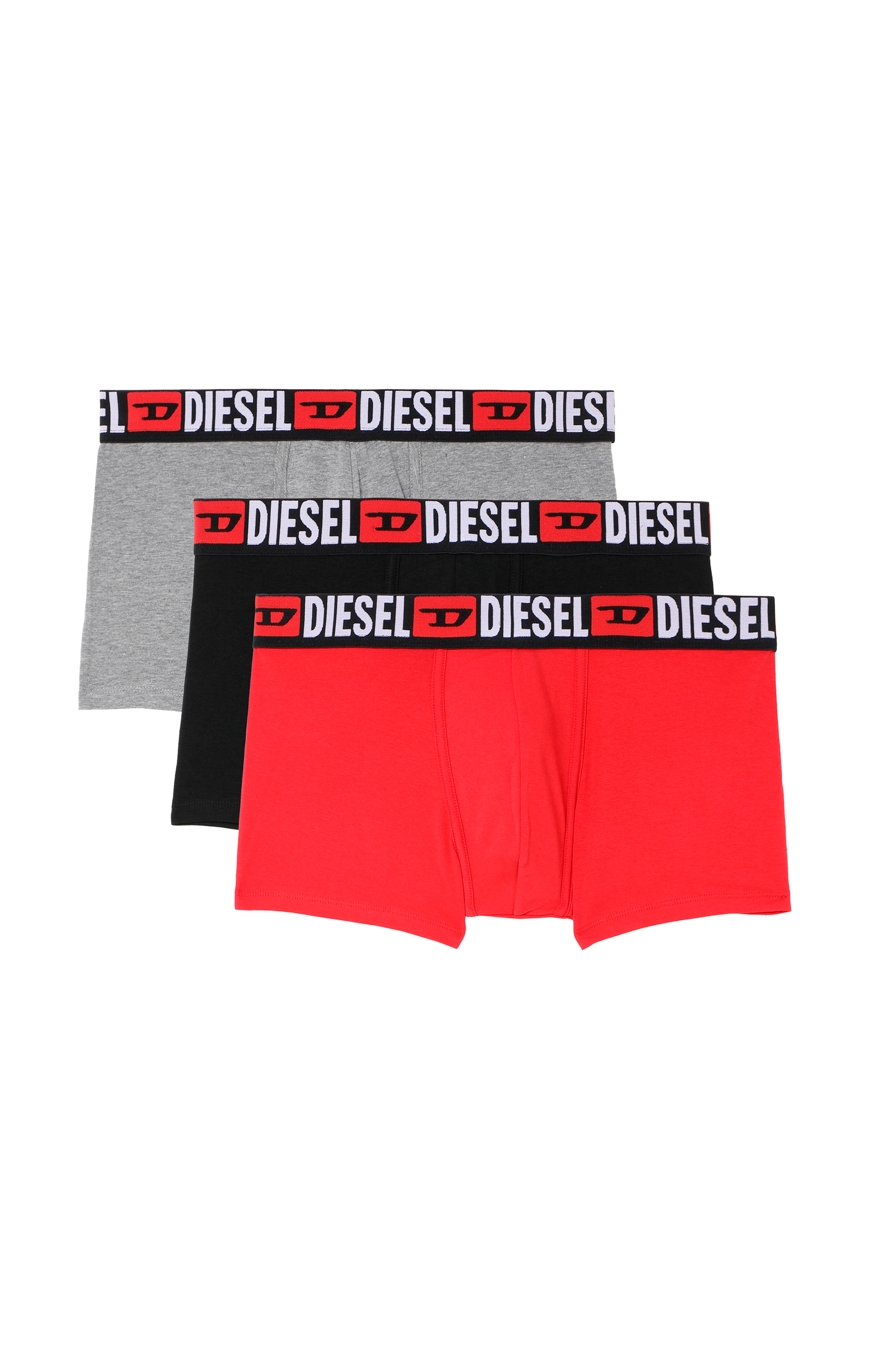 Diesel - UMBX-DAMIENTHREEPACK, Set de tres calzoncillos bóxer con logotipo en la cintura Hombre in Multicolor - 2