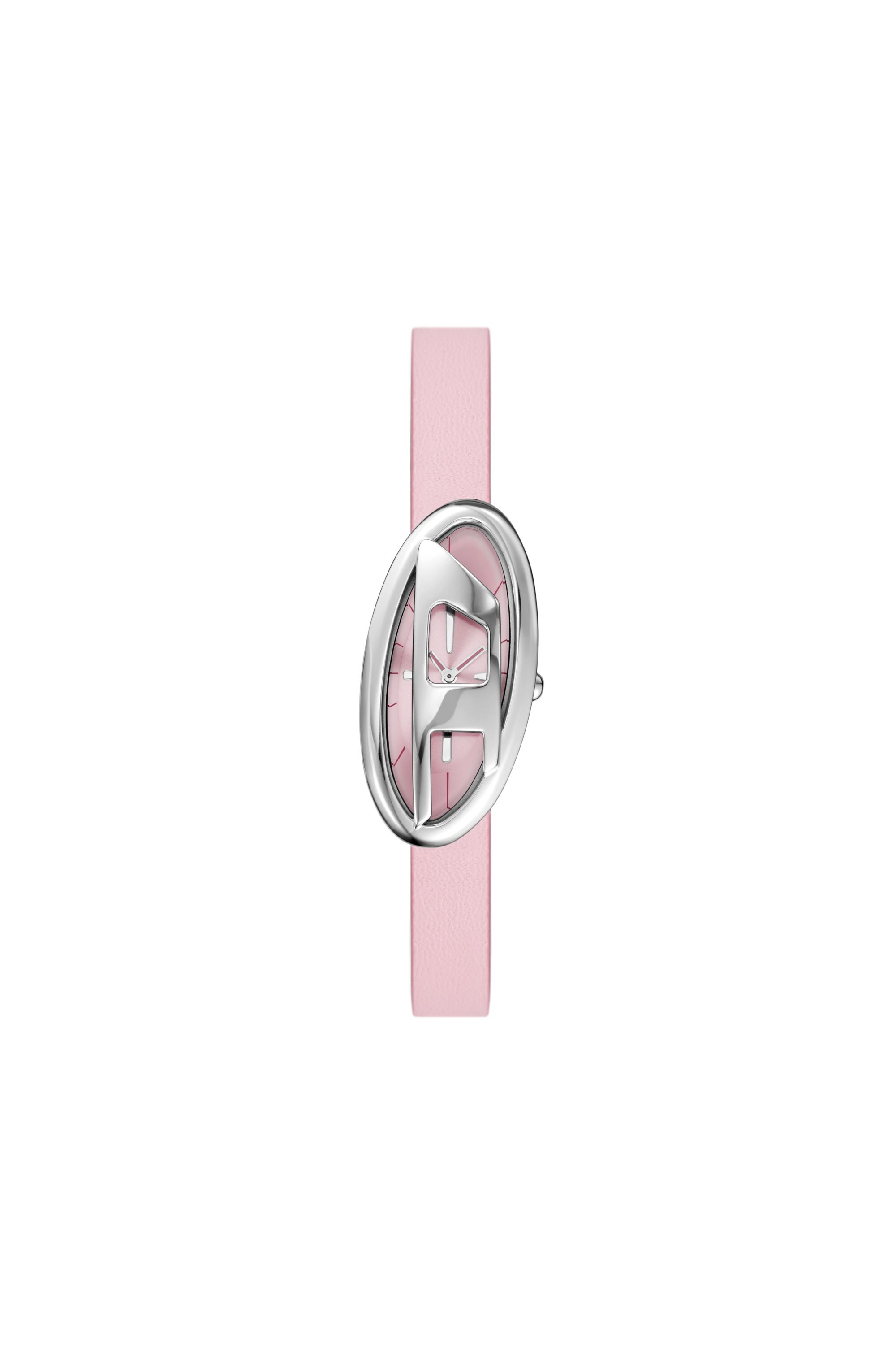 Diesel - DZ5621 WATCH, Reloj D-Era de cuero con dos agujas Mujer in Rosa - 1