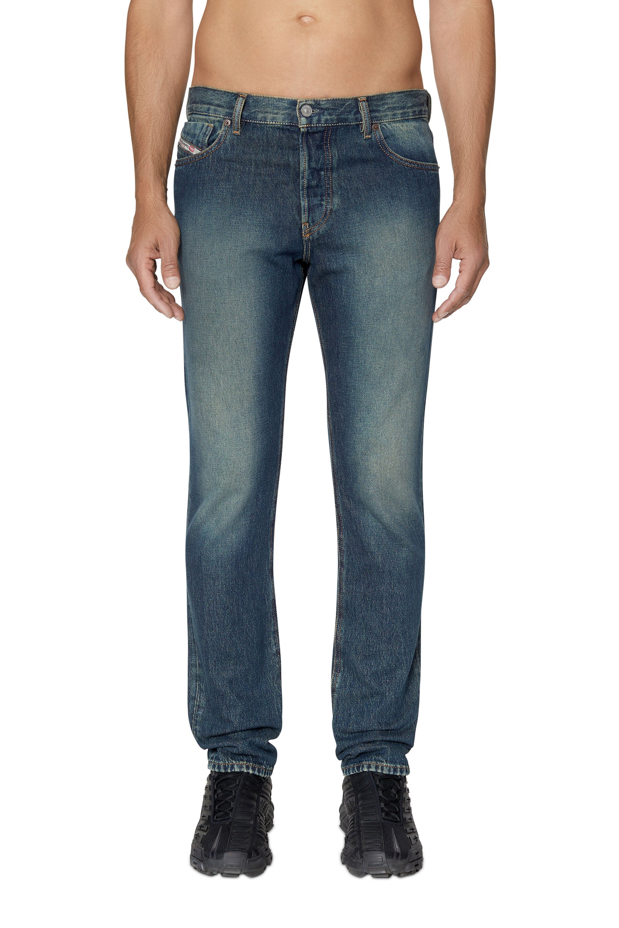 Diesel - 1995 09C04 Straight Jeans, Azul Oscuro - Image 1