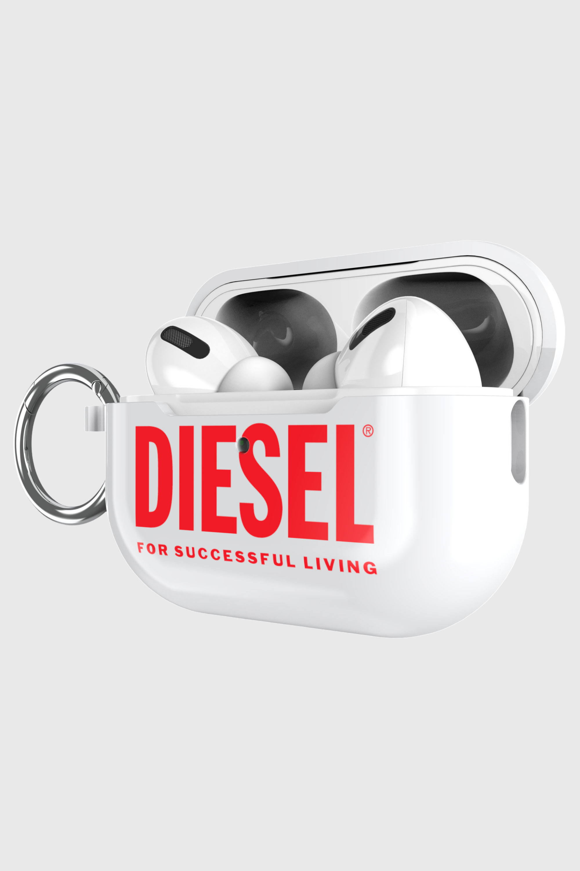 Diesel - 60067 AOP CASE, Unisex's Case for Airpods Pro/Pro 2 in White - 2