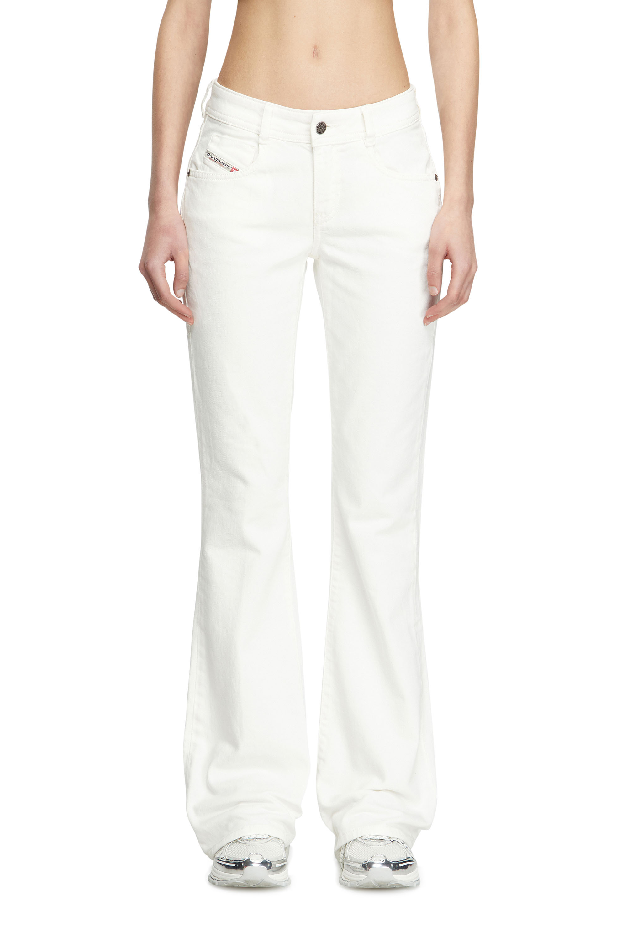 Diesel - Bootcut Jeans 1969 D-Ebbey 09D63 Mujer, Blanco - 1