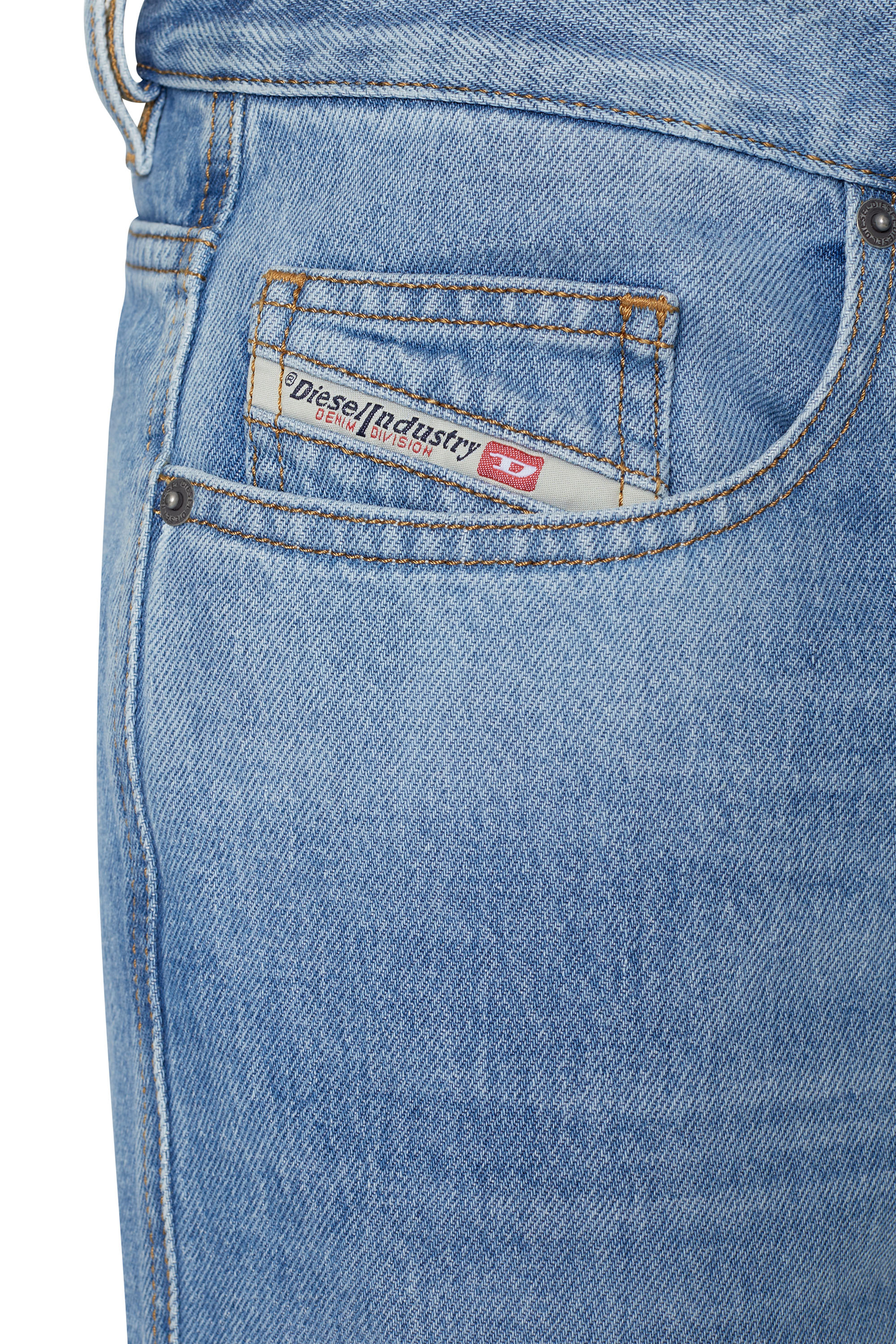 Diesel - Straight Jeans 2020 D-Viker 09C15, Azul Claro - Image 3