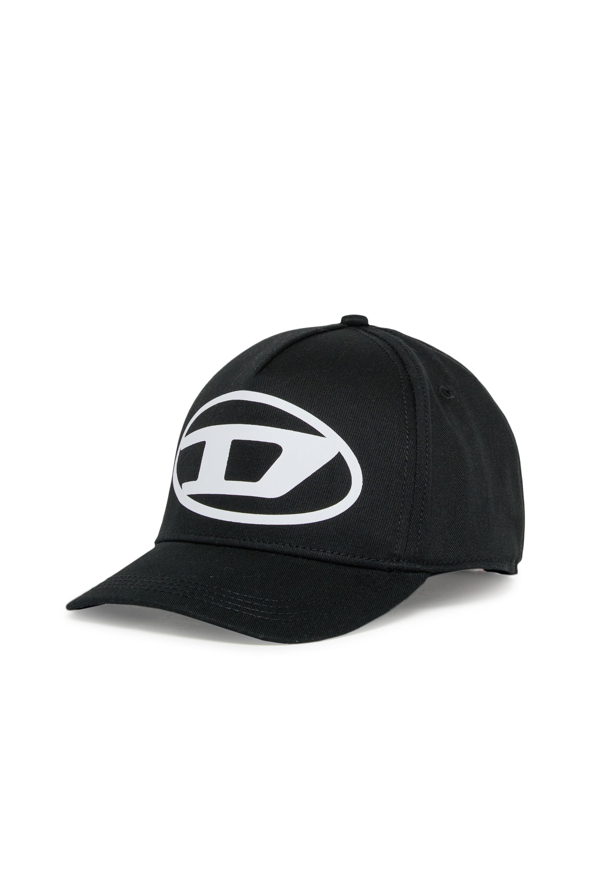 Diesel - FLIMO, Gorra de b&eacute;isbol con Logo Oval D estampado Hombre in Negro - 1