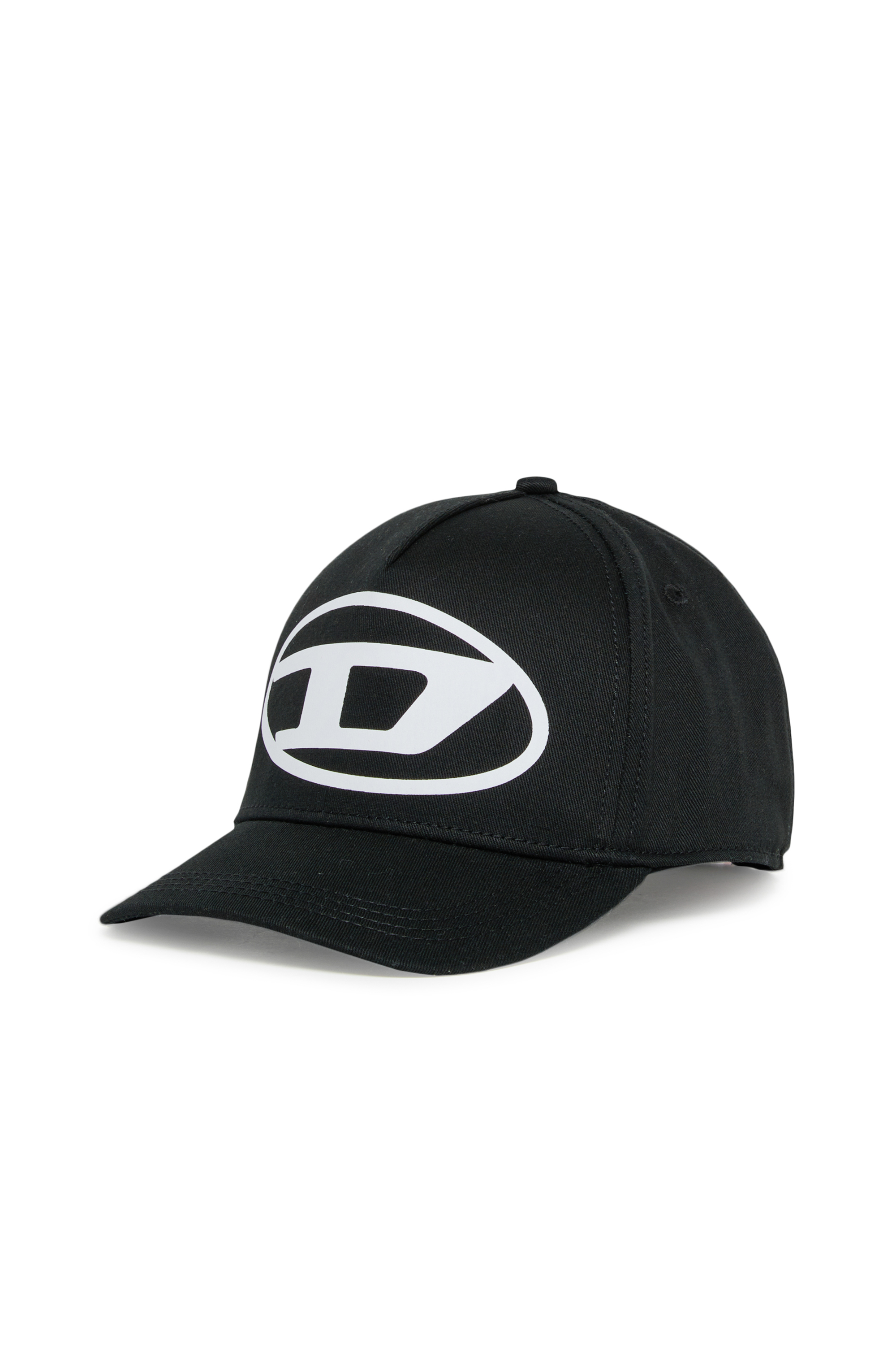 Diesel - FLIMO, Gorra de b&eacute;isbol con Logo Oval D estampado Hombre in Negro - 1