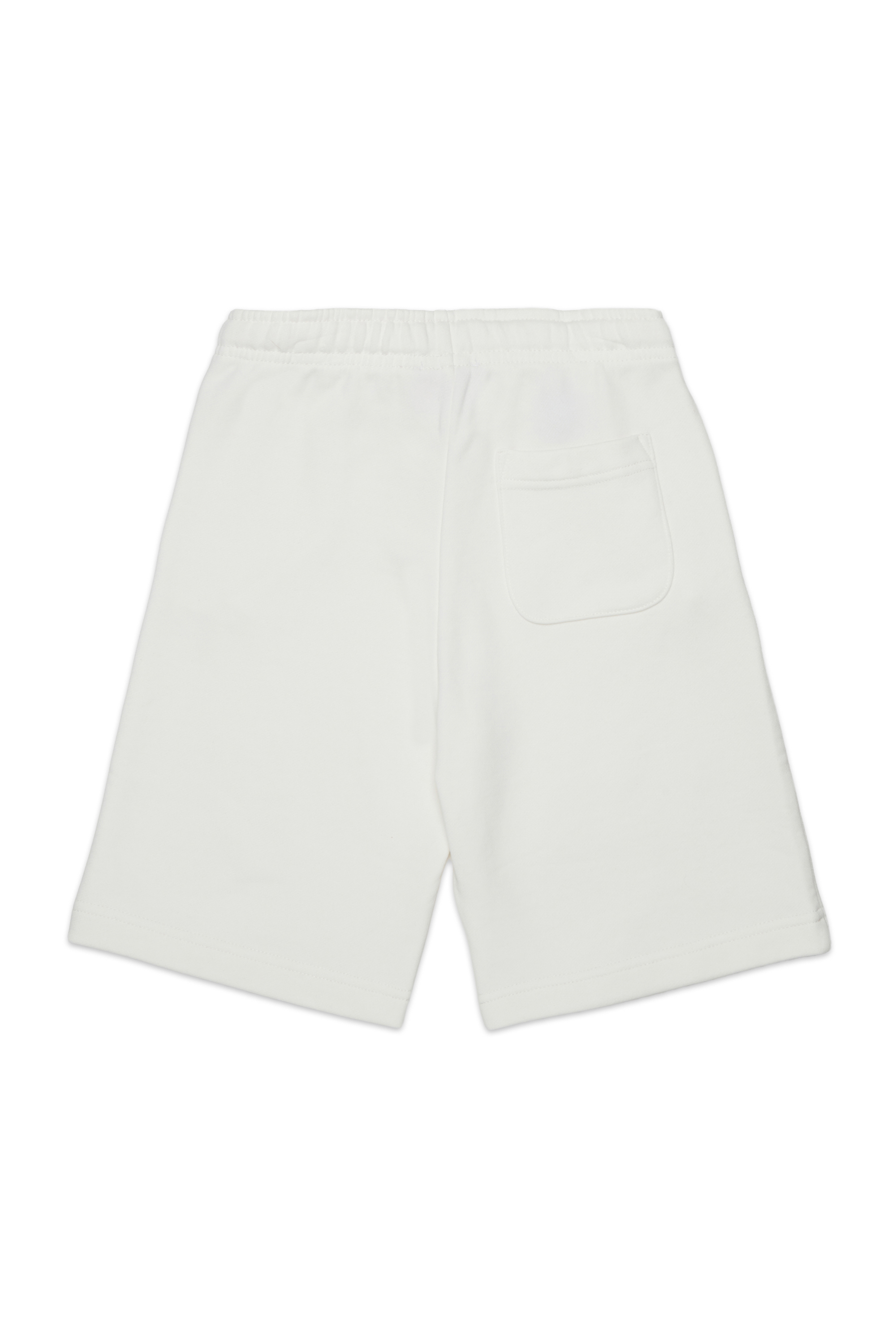 Diesel - PXGINSHORT, Pantalones cortos de ch&aacute;ndal con parche de logo Unisex in Blanco - 2
