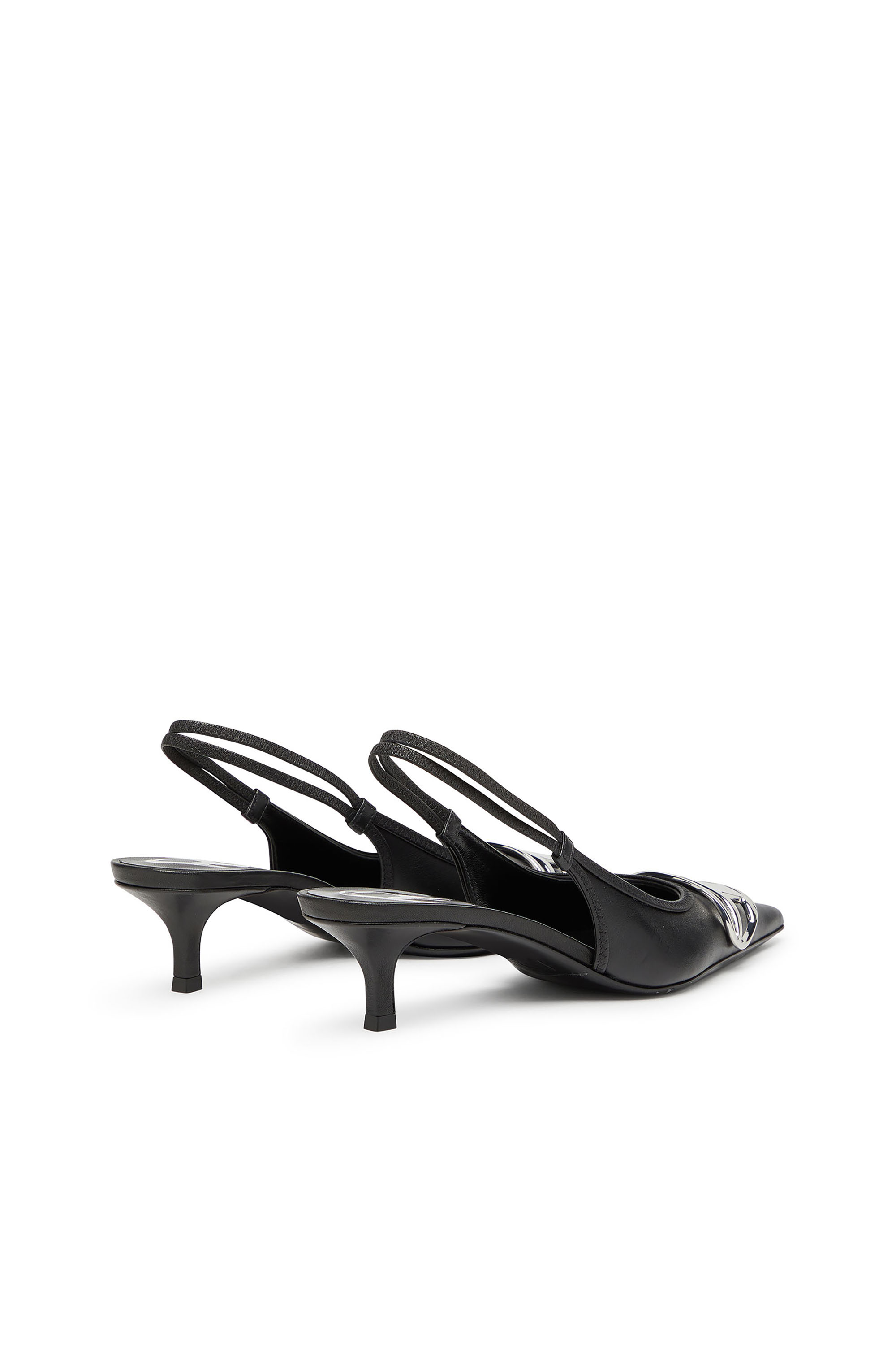 D-VENUS SB 40, Negro Diesel - D-VENUS SB 40, D-Venus-Zapatos de salón sin talón en cuero napa Mujer in Negro - 3
