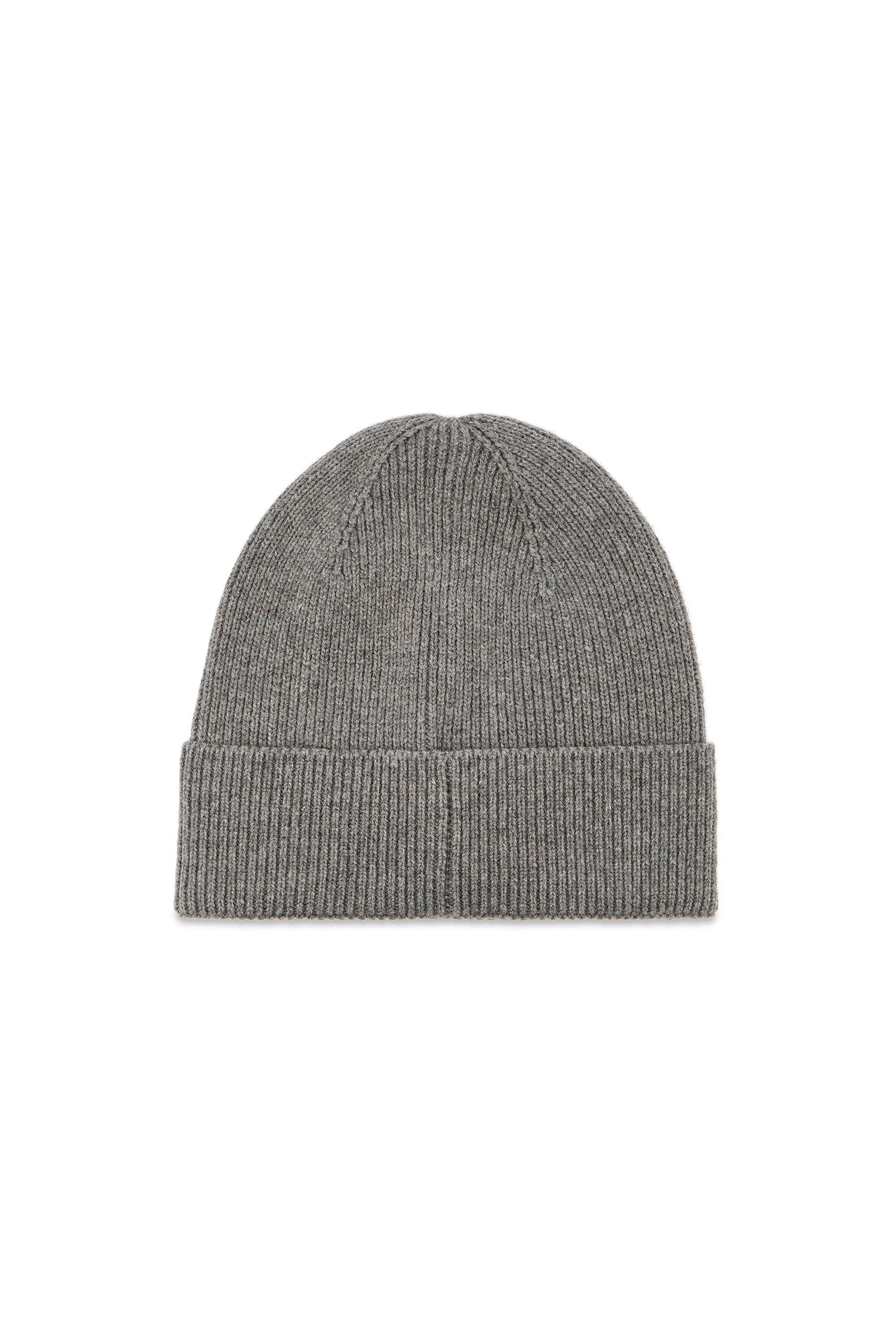 Diesel - K-CODER-FULLY B, Gorro en canal&eacute; con la D bordada Unisex in Gris - 2