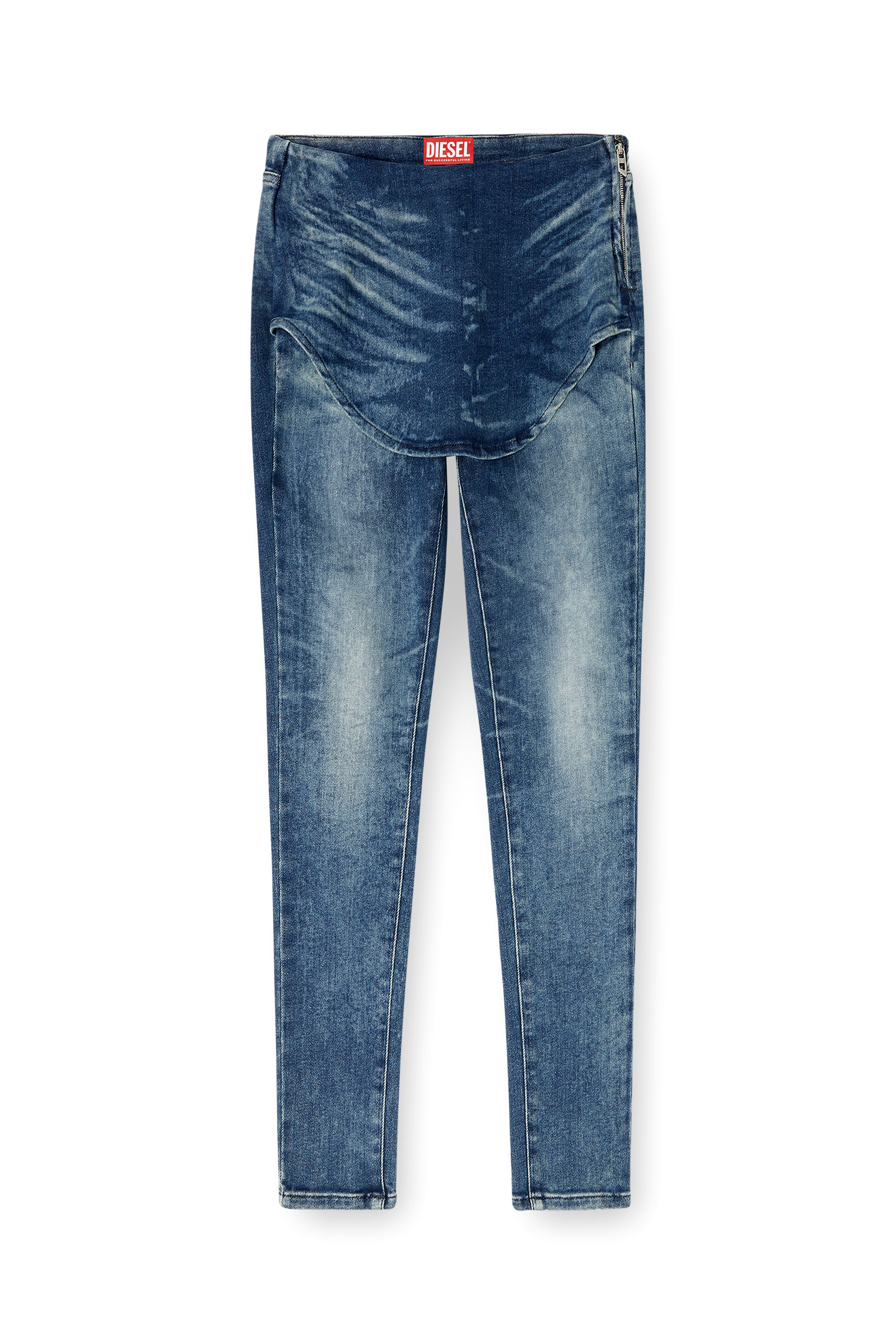 Diesel - Slim Jeans D-Gnol 09M95 Mujer, Azul medio - 3