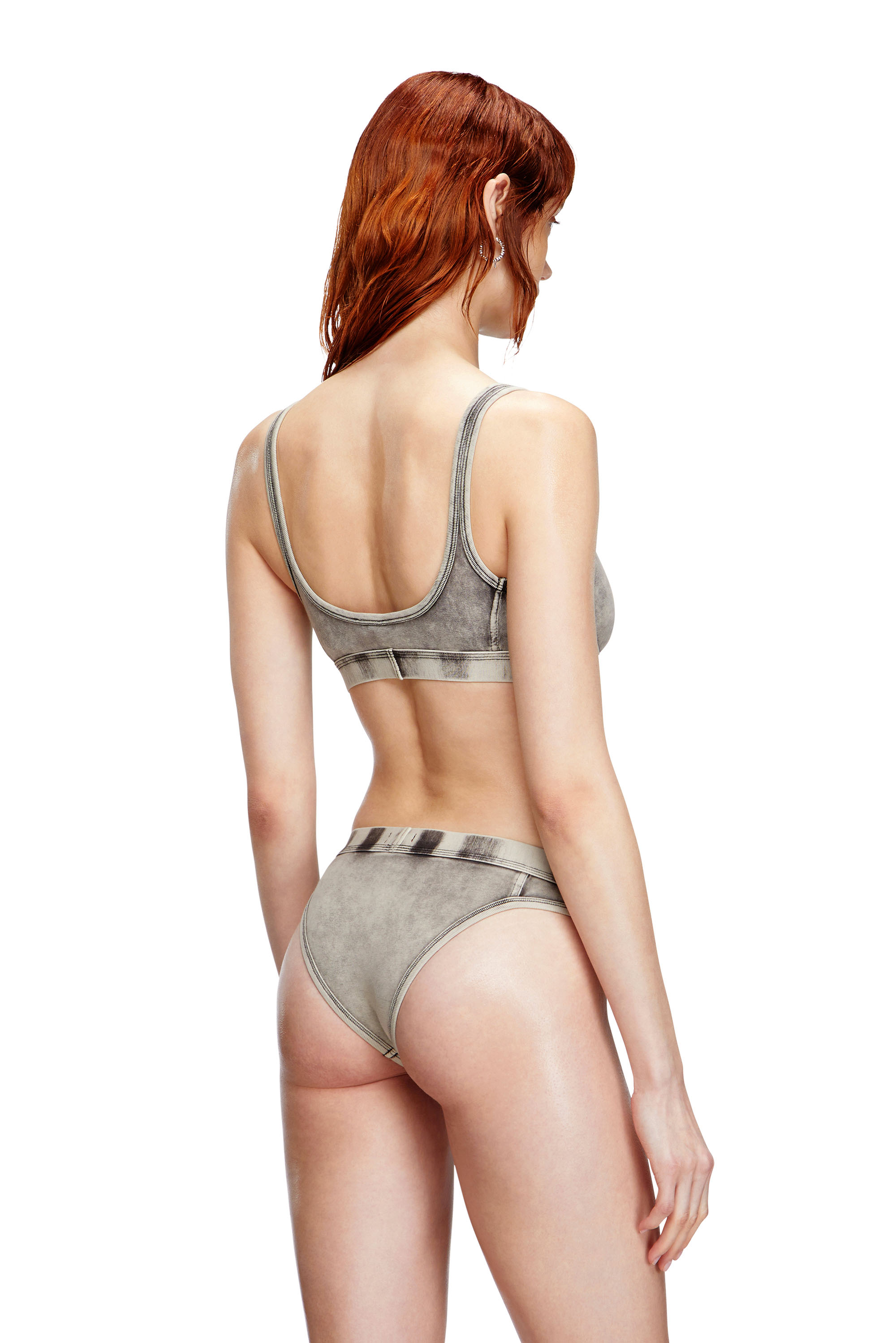 Diesel - CLODIA-DNM, Slip de tejido con efecto denim Mujer in Gris - 3