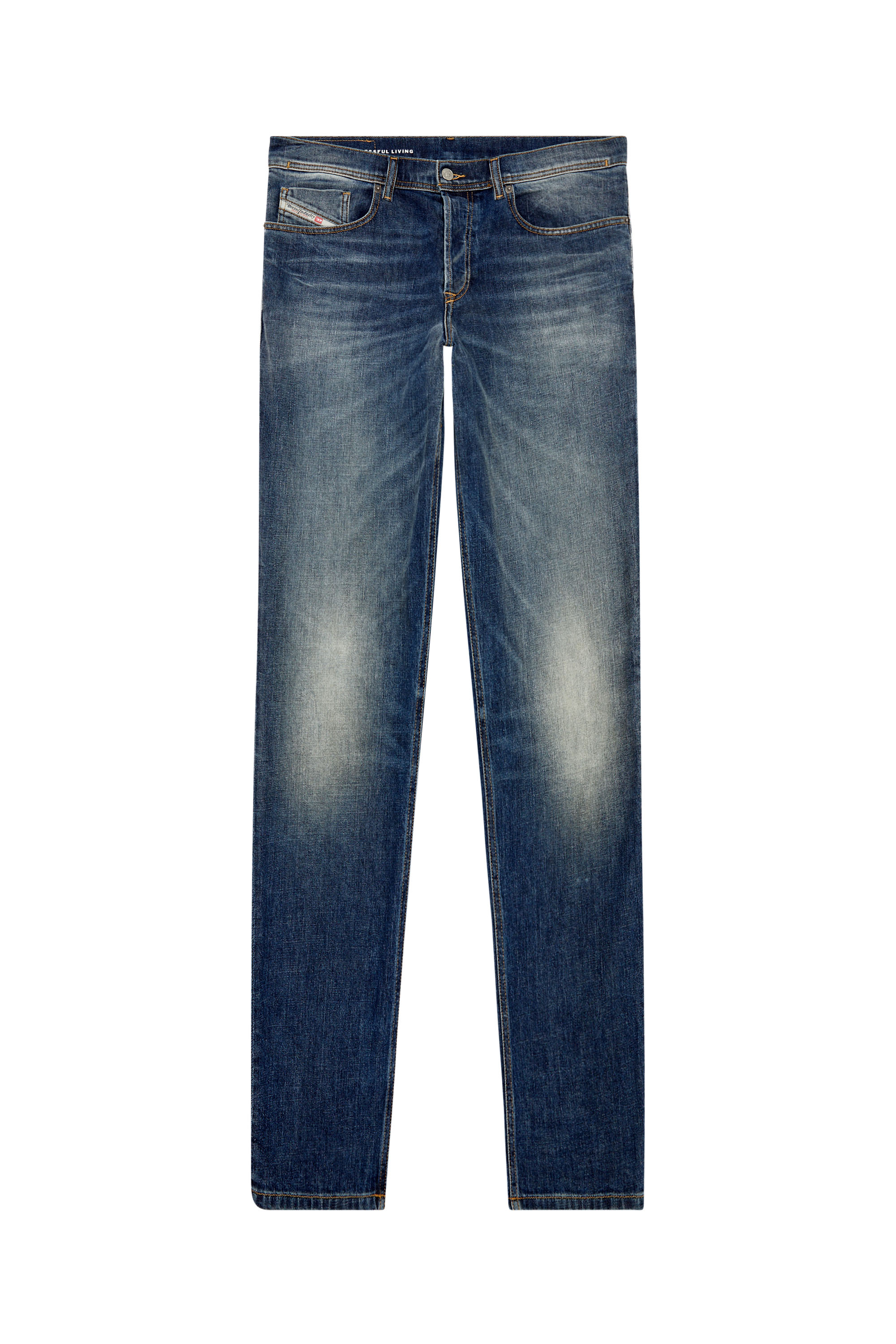 Diesel - Tapered Jeans 2023 D-Finitive 09H43, Azul Oscuro - Image 5