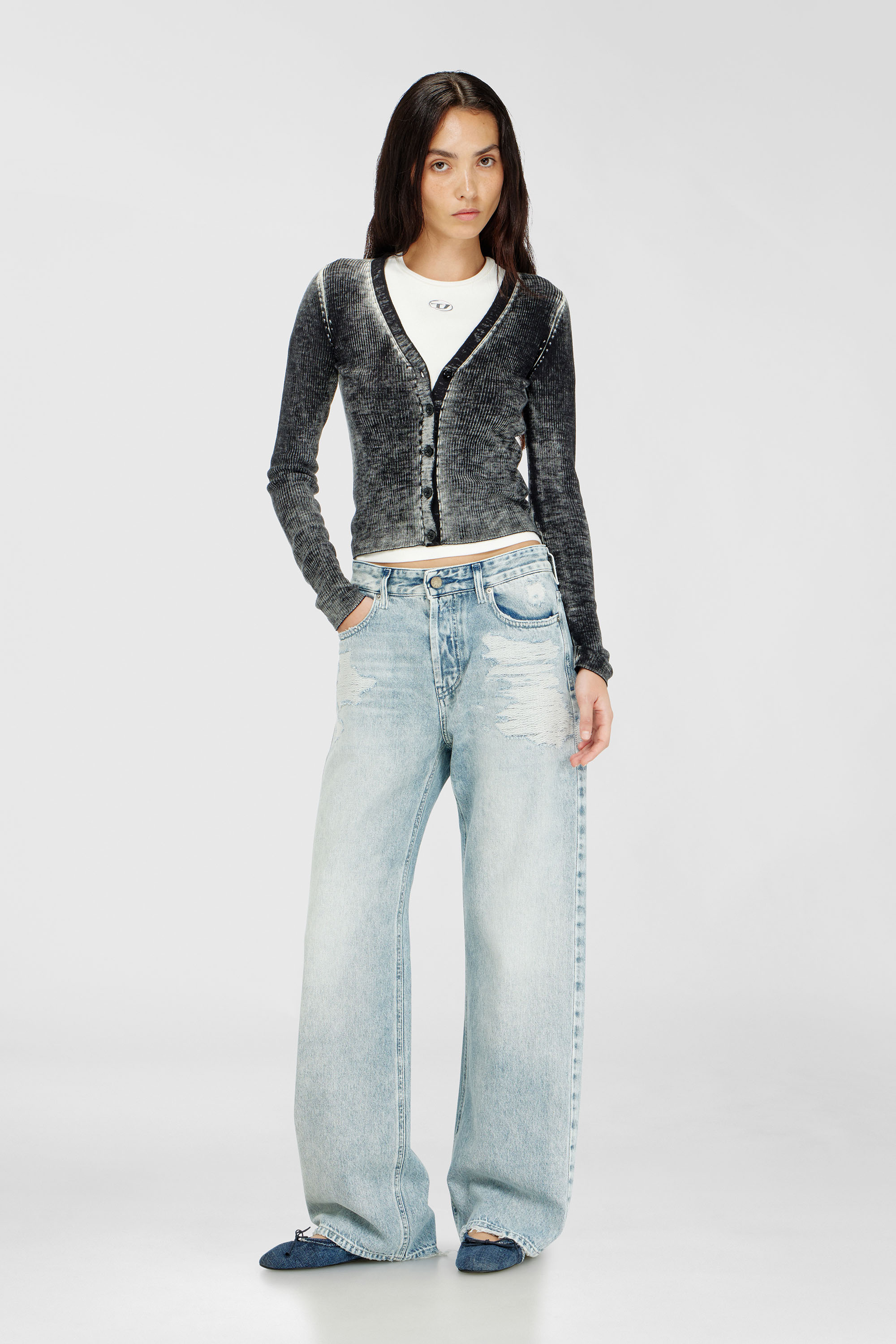 Diesel - Relaxed Jeans 1990 D-Waigee 09R51 Mujer, null - 1