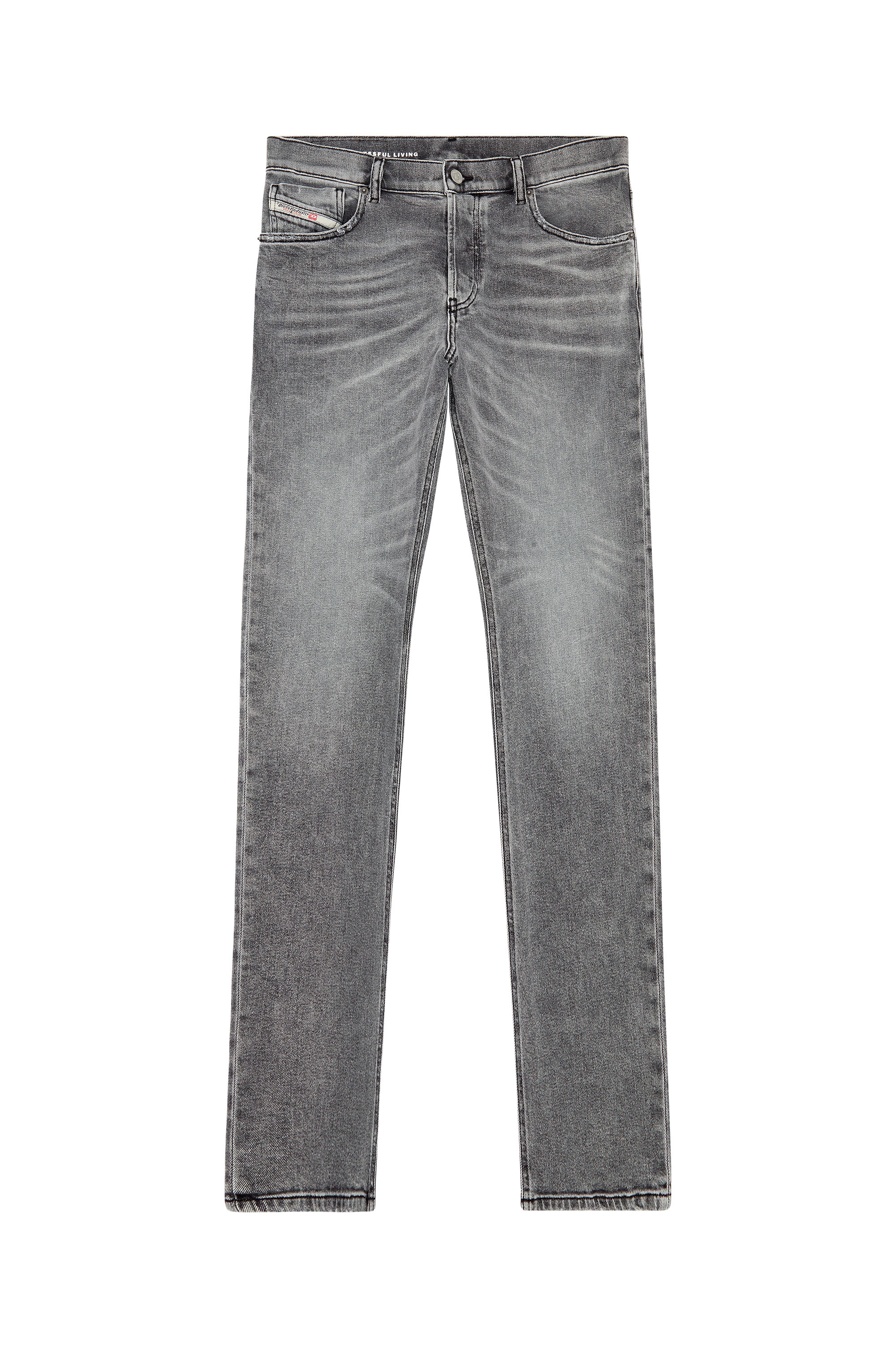 Diesel - Straight Jeans 1995 D-Sark 09H47, Gris - Image 3