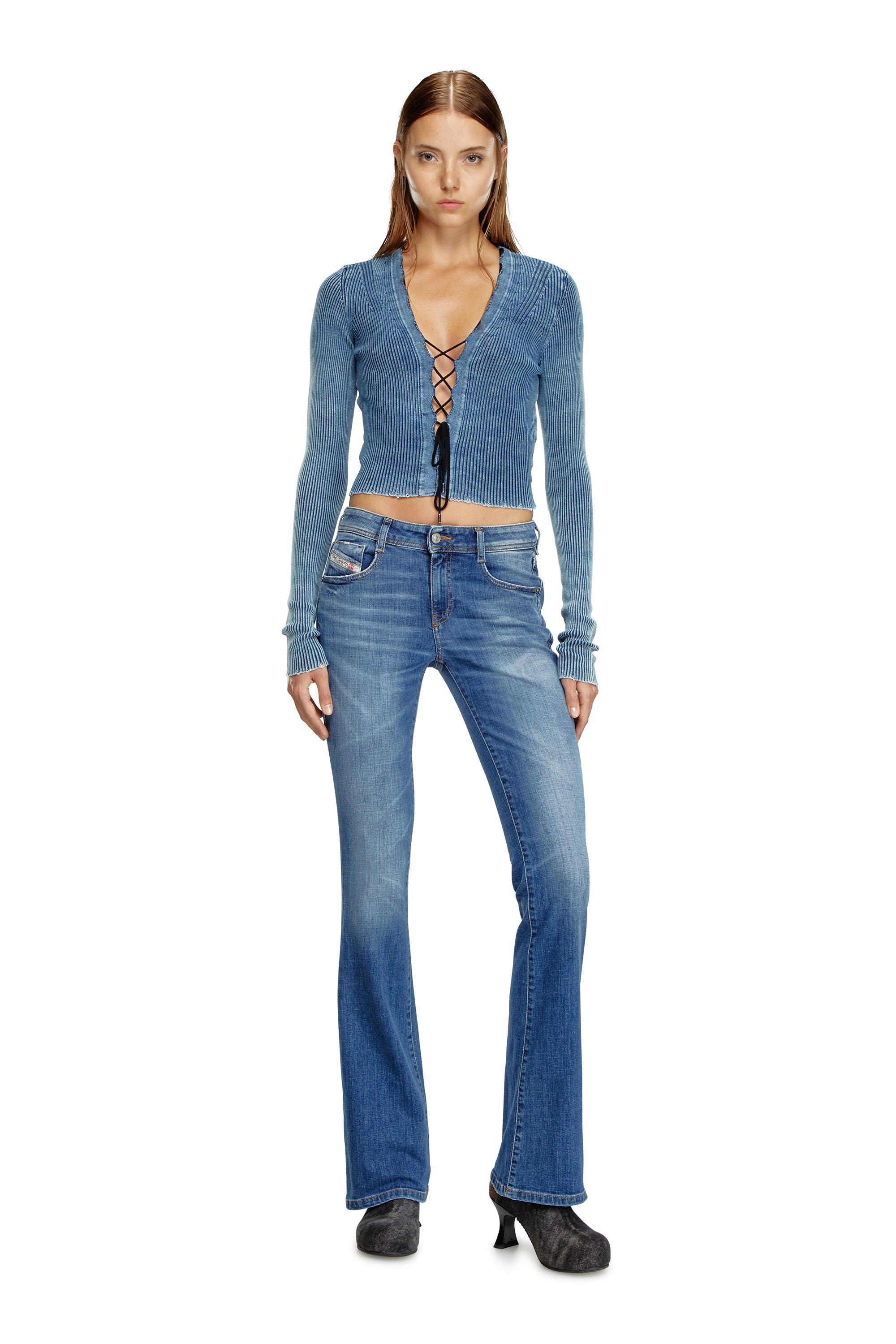 Diesel - Bootcut and Flare Jeans 1969 D-Ebbey 09J33, Mujer Bootcut y Flare Jeans - 1969 D-Ebbey in Azul marino - Image 1