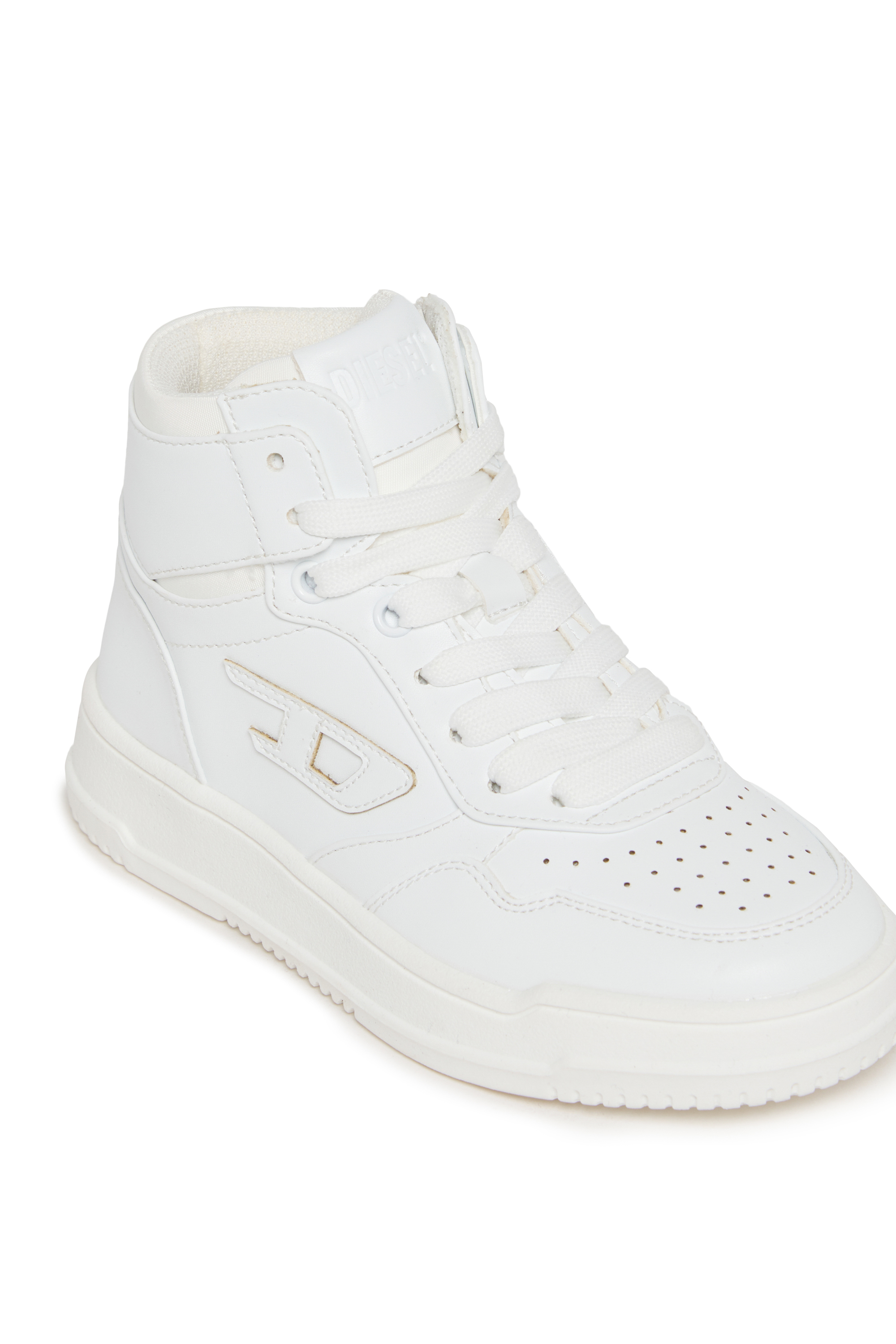 Diesel - S-COU-HI, S-COU-HI-Zapatillas altas con detalle D Unisex in Blanco - 4