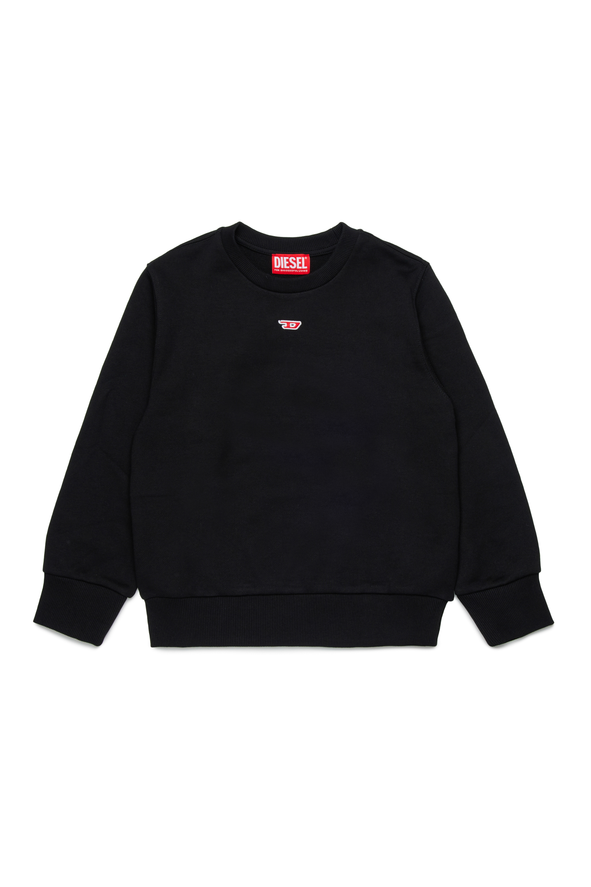 Diesel - SGINND OVER, Sudadera con logotipo D Unisex in Negro - 1