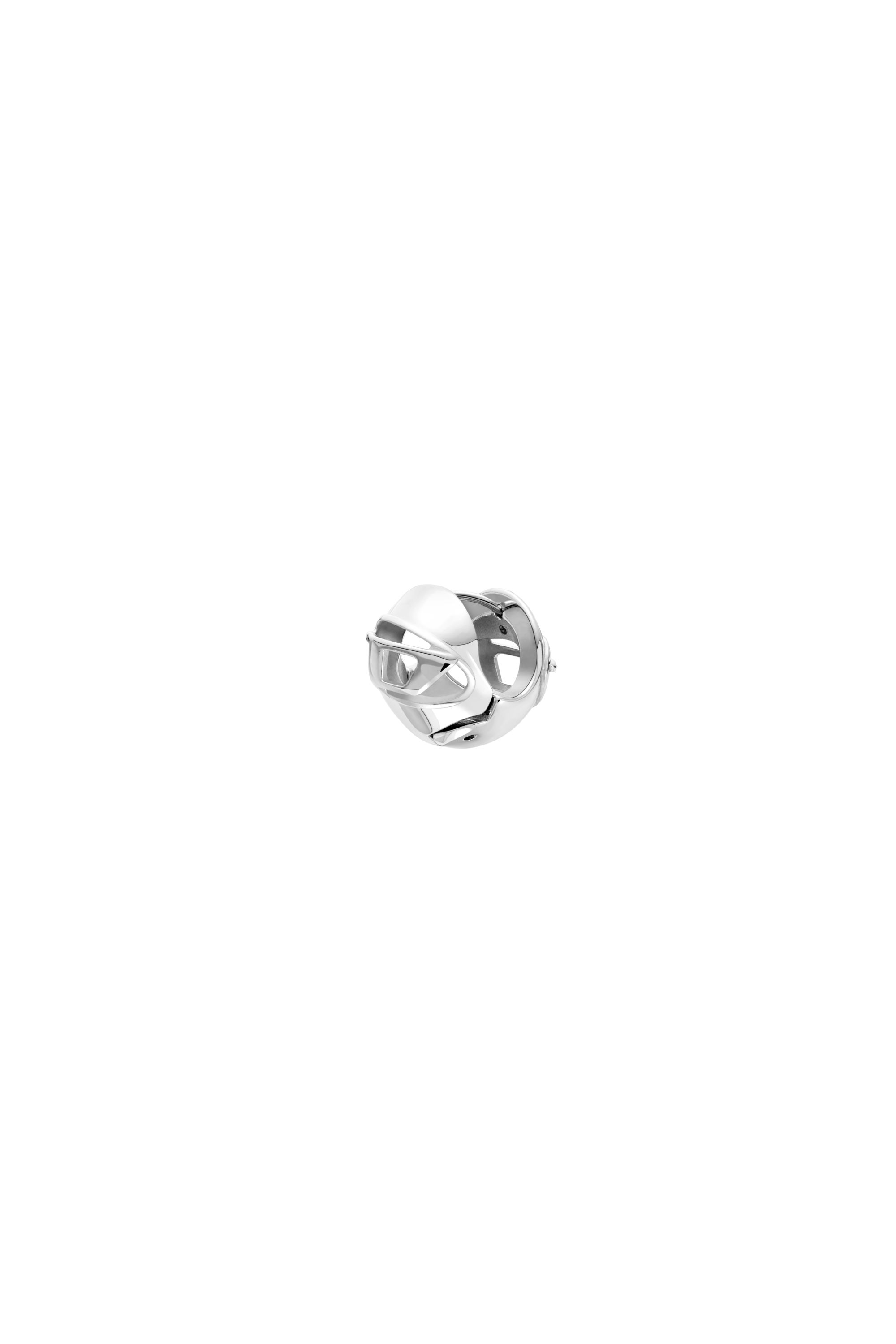 Diesel - DX1718040, Unisex's Stainless Steel Hoop Earring in Silver - 1