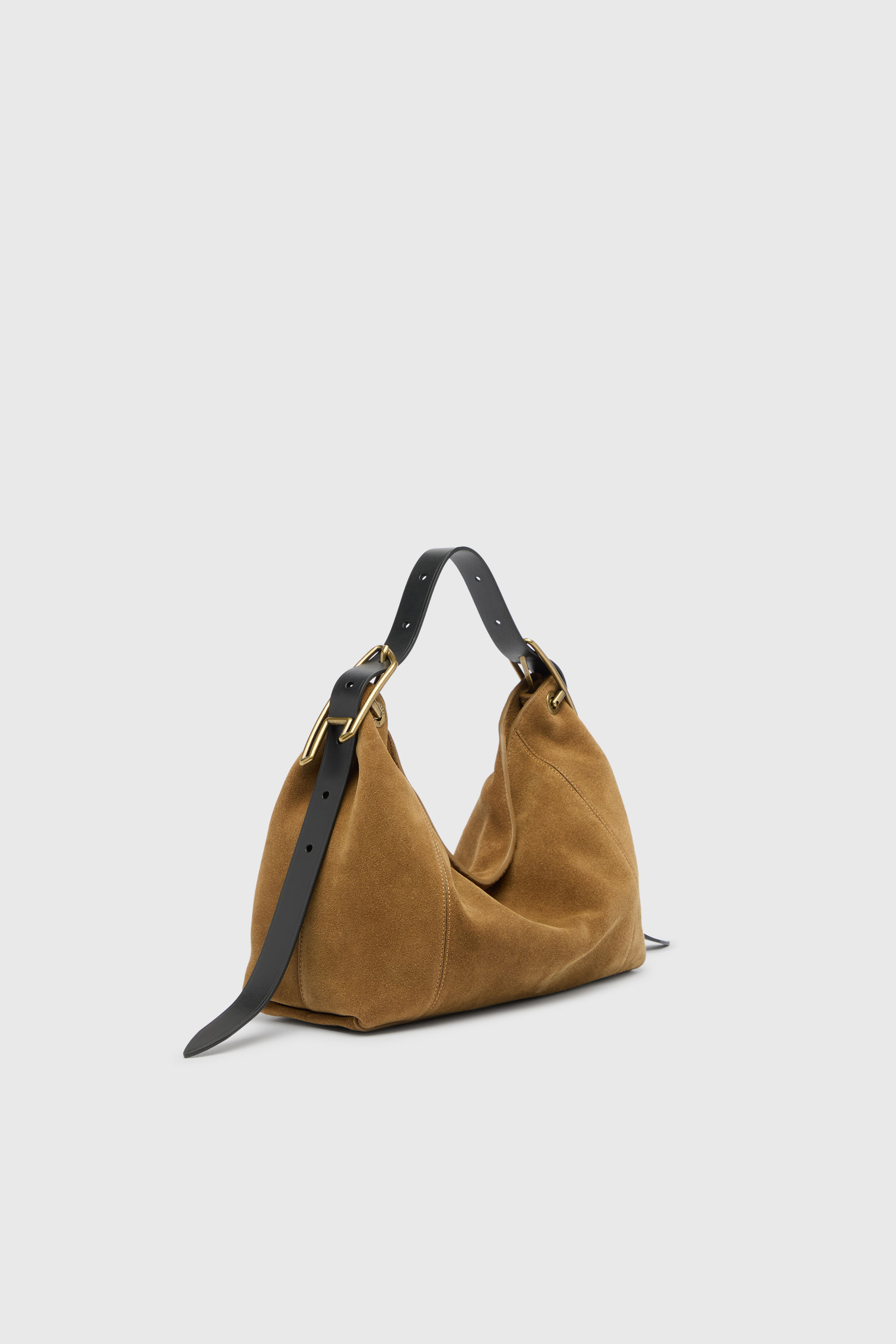 Diesel - D-LINE HOBO S, D-Line Bolso de hombro en ante encerado Mujer in Marr&oacute;n - 6