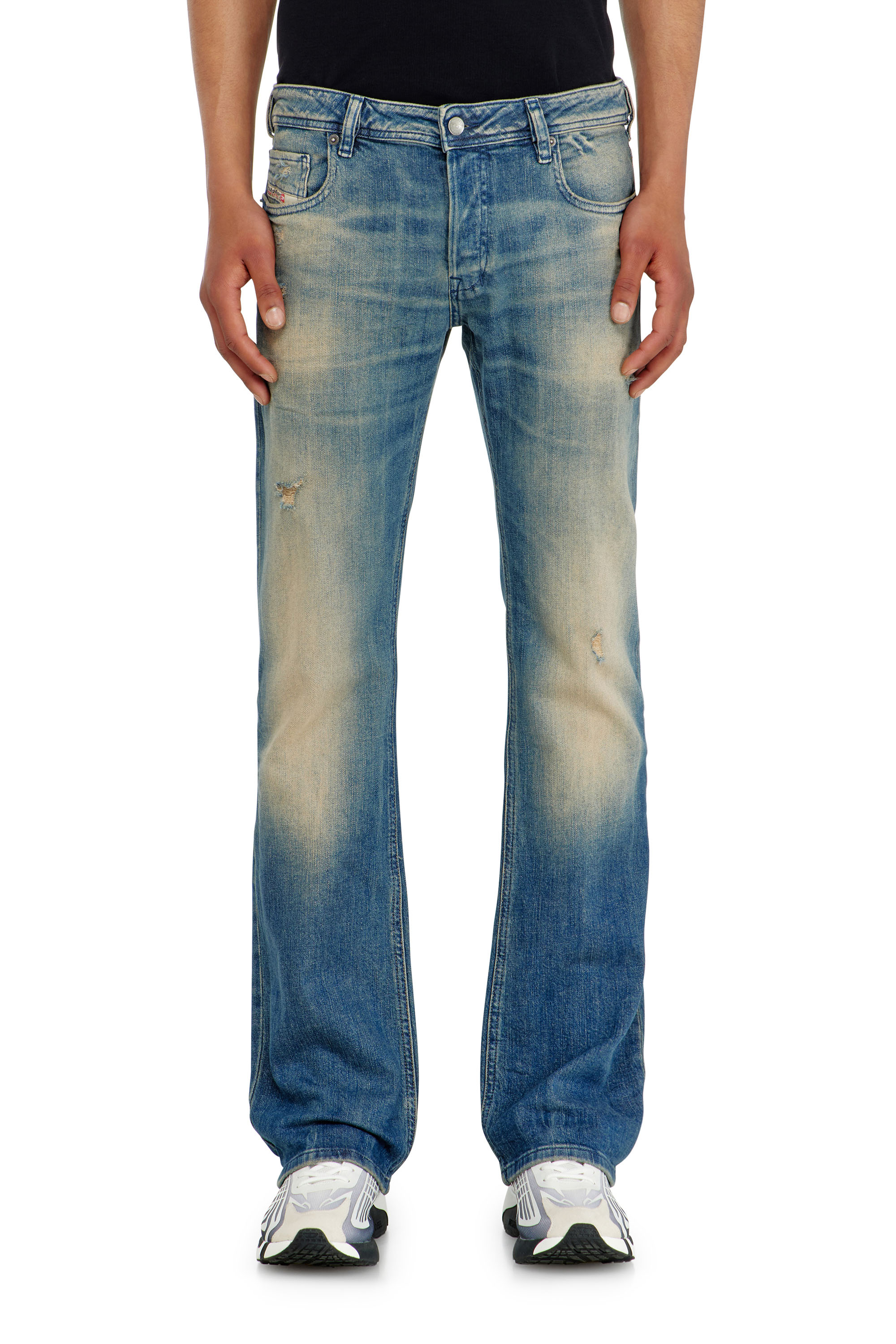 Diesel - Bootcut Jeans 2007 Zatiny 0KBBW Hombre, Azul medio - 1