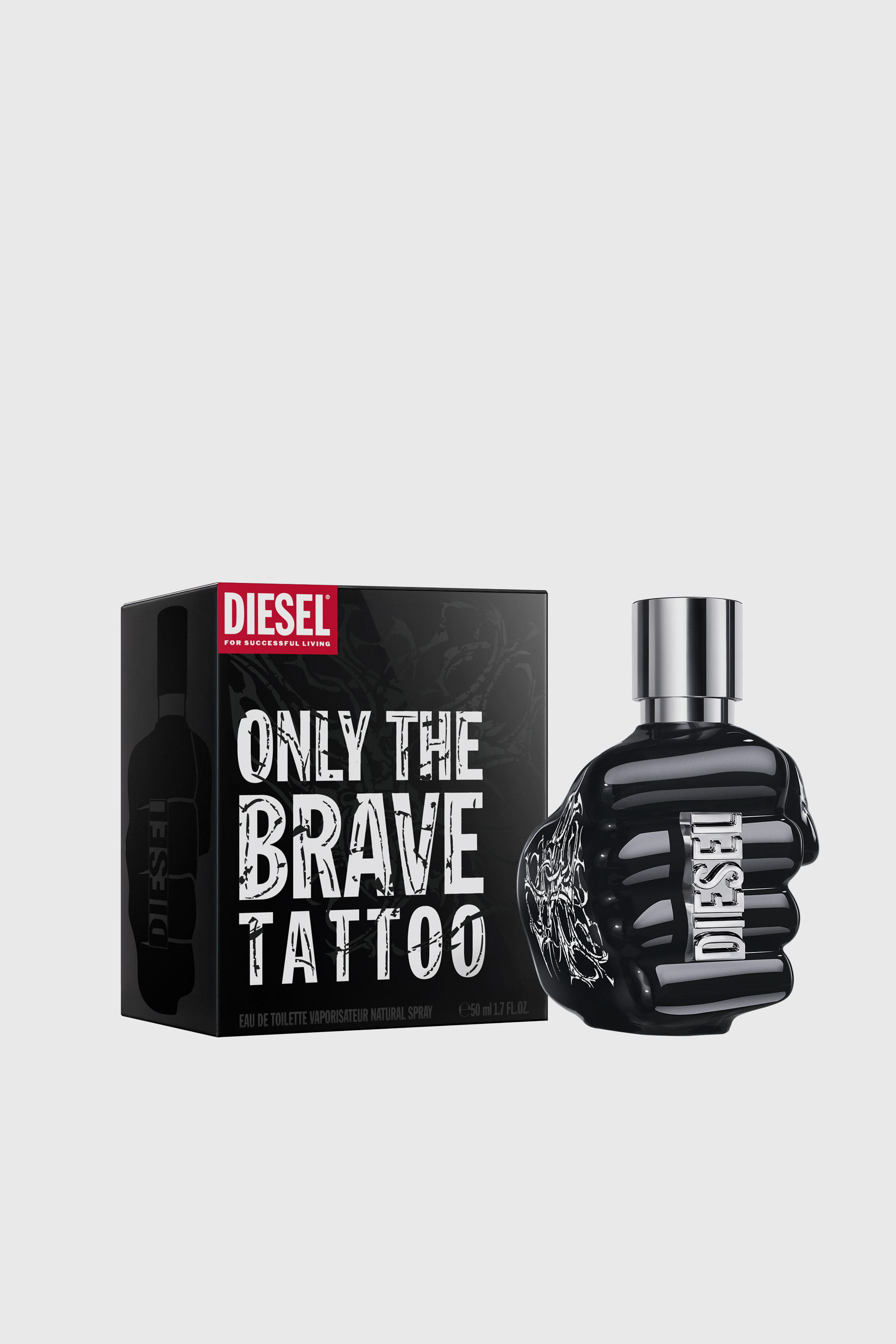 Diesel - ONLY THE BRAVE TATTOO 50 ML, Only The Brave Tattoo 50ml, Eau de Toilette Hombre in Negro - 2