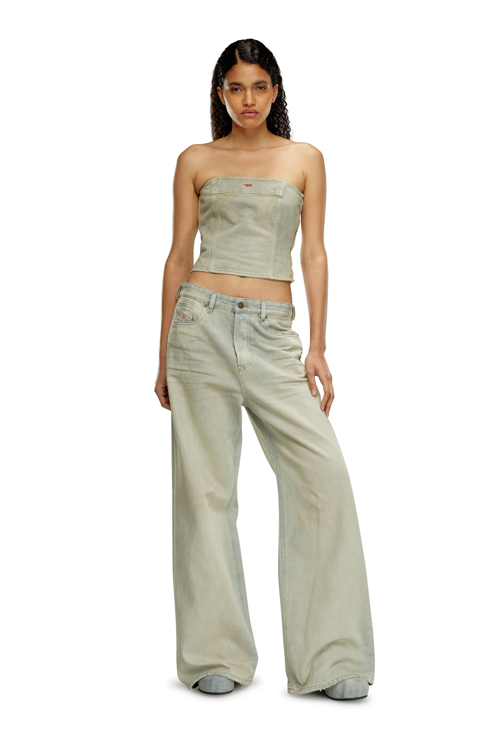 Diesel - Relaxed Jeans 1996 D-Sire 09H60 Mujer, Azul Claro - 1