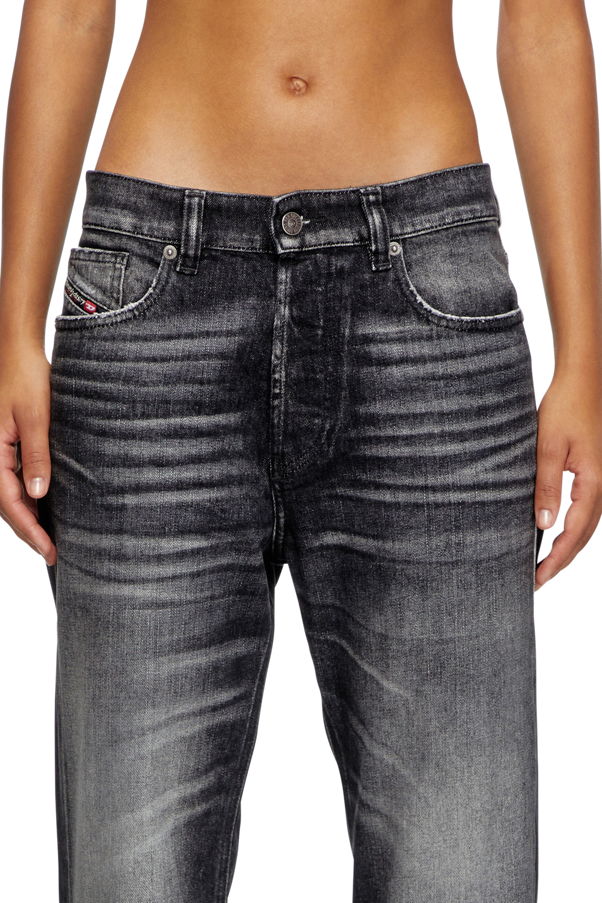 Diesel - Regular Jeans 1988 D-Ark 09L50 Mujer, Negro/Gris oscuro - 5