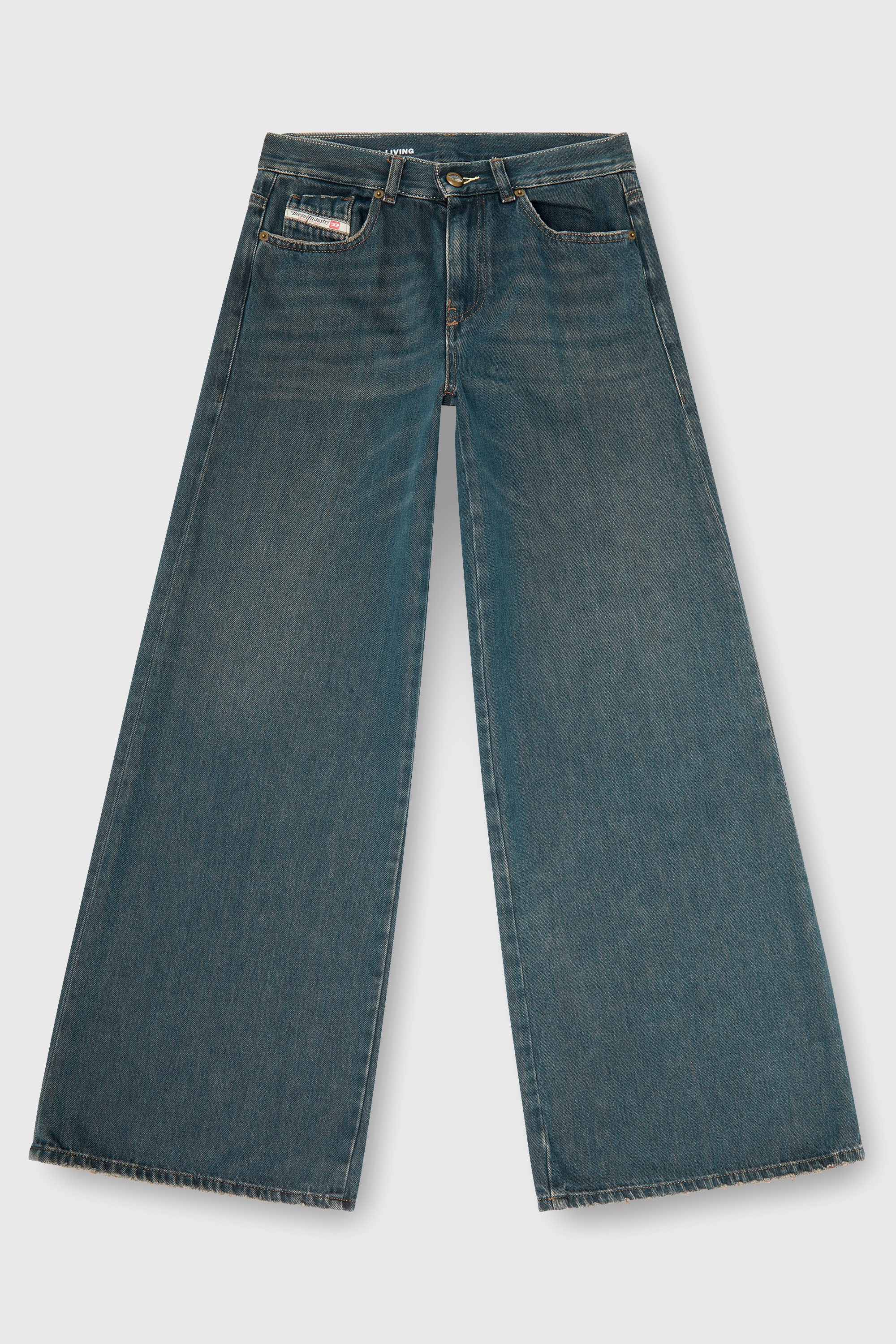 Diesel - Flare Jeans 1978 D-Akemi 09P83 Mujer, Azul Oscuro - 2