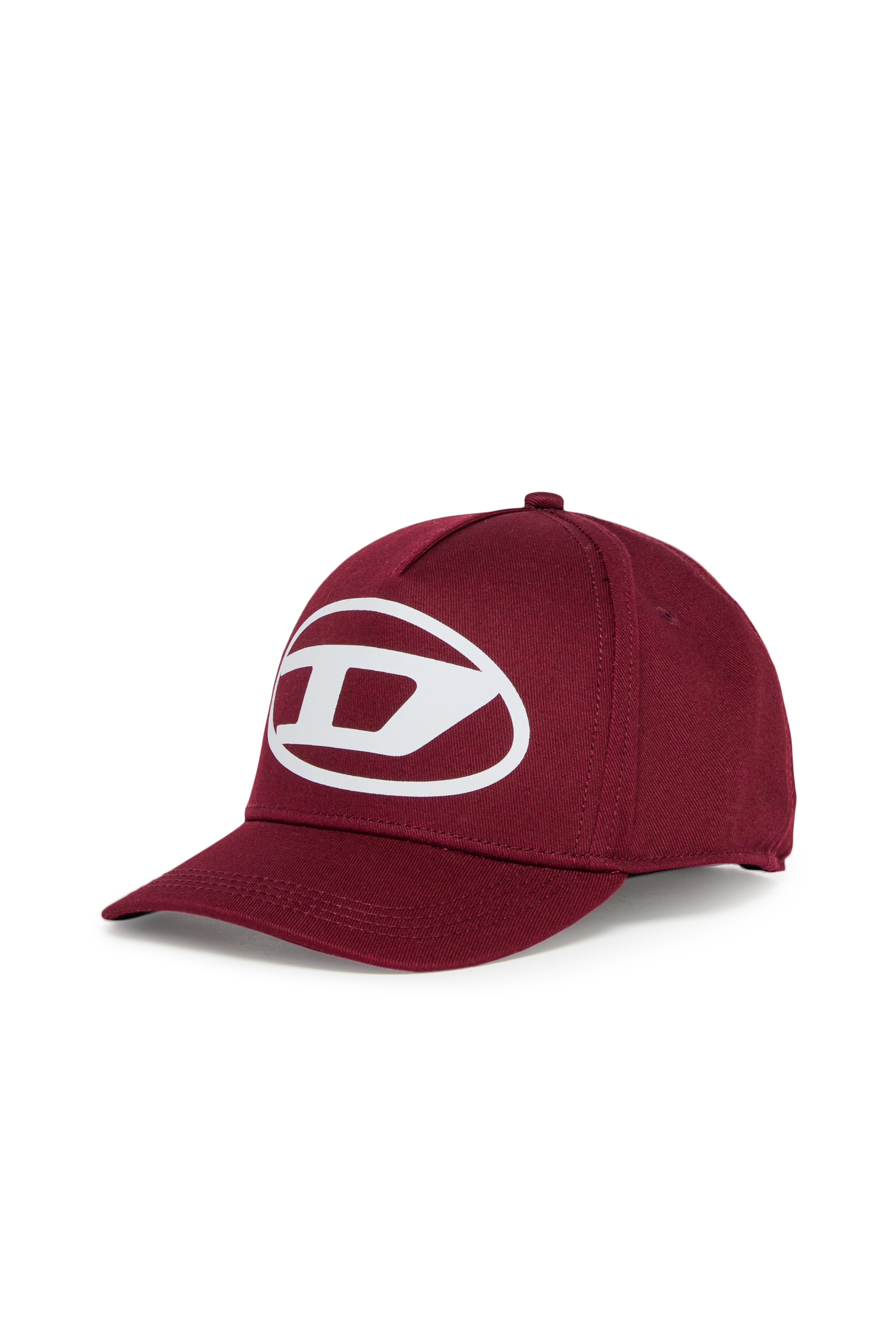 Diesel - FLIMO, Gorra de b&eacute;isbol con Logo Oval D estampado Hombre in Rojo - 1