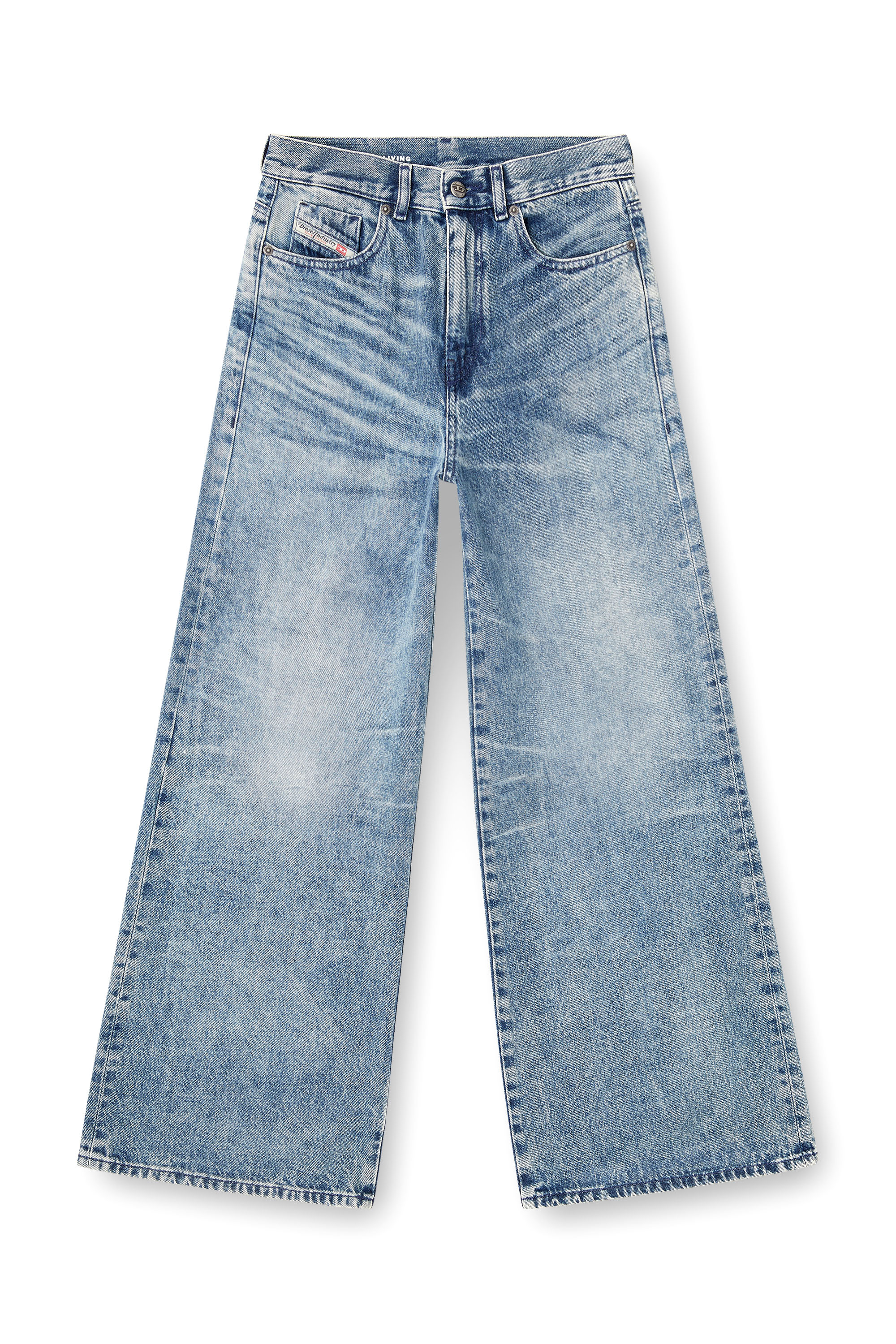 Diesel - Flare Jeans 1978 D-Akemi 007DA Mujer, Azul Claro - 3