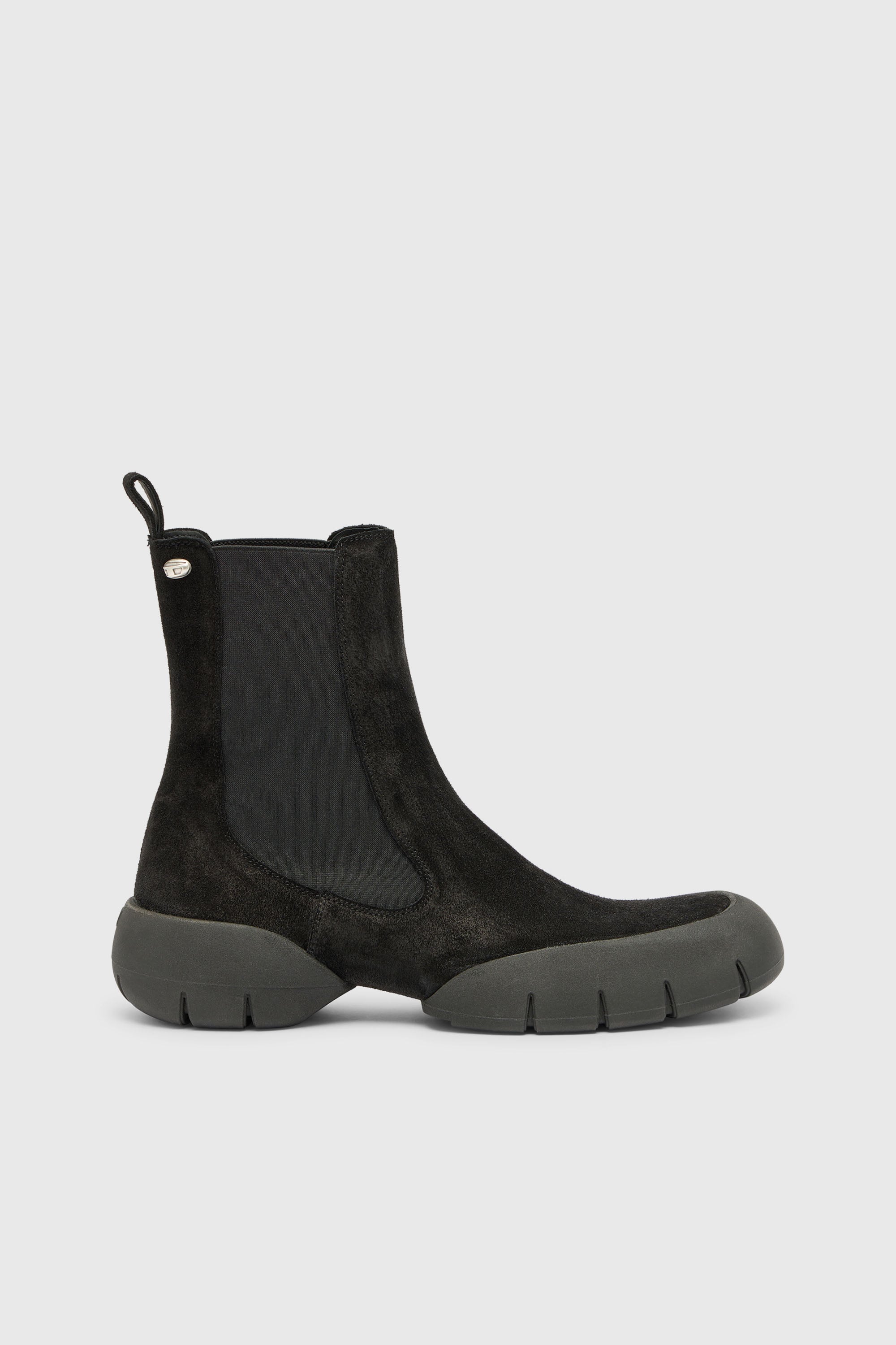 Diesel - D-MATHIEU CH, D-Mathieu - Botas de ante con suela de goma Hombre in Negro - 1