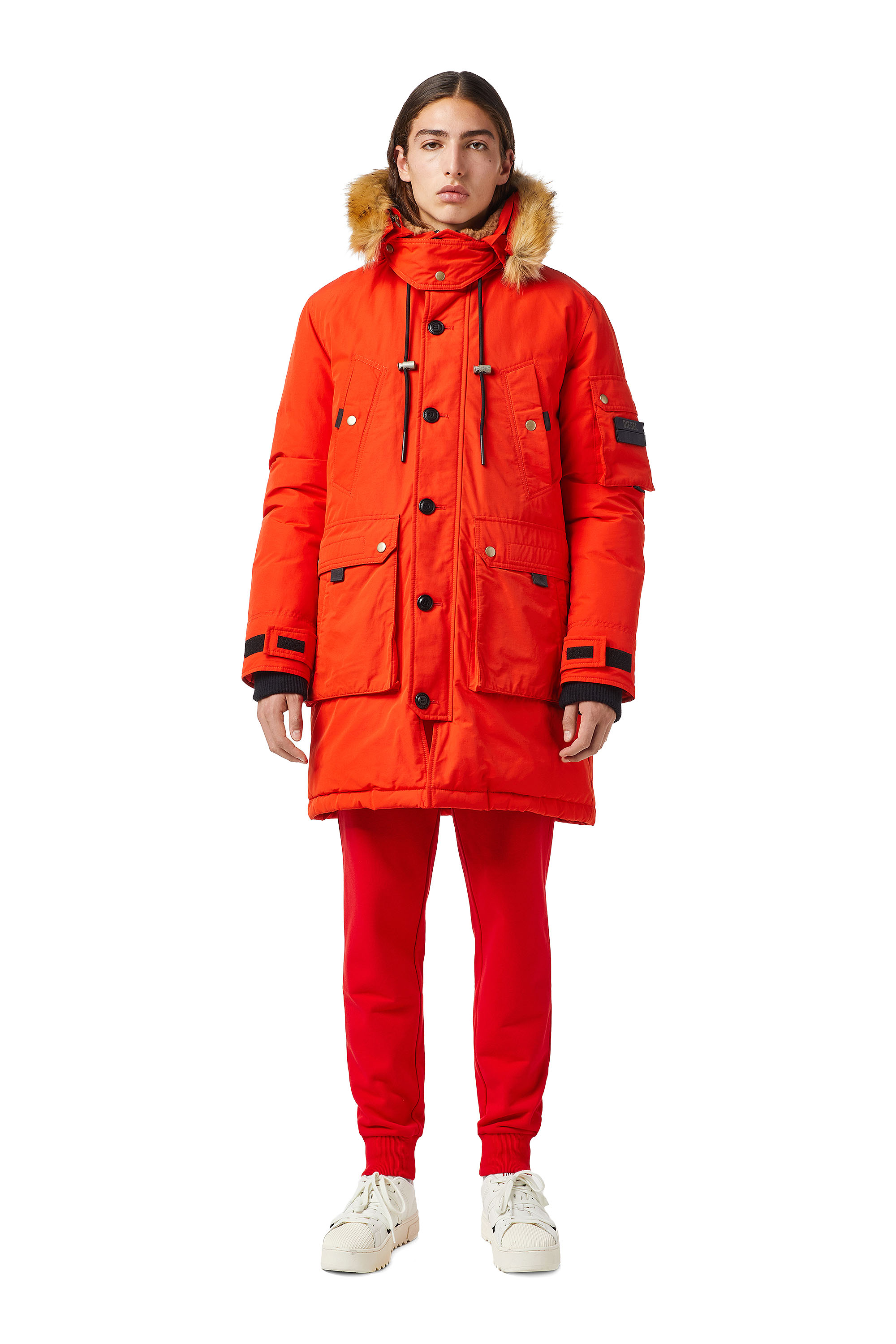W-COLBY-21, Naranja - Chaquetones de invierno