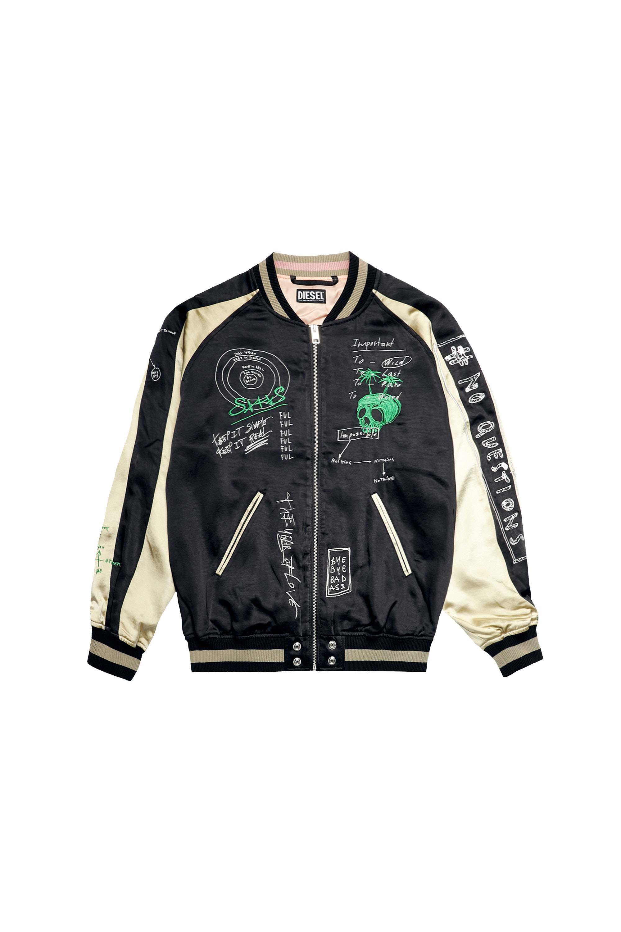 G-FRANK-HB, Blanco/Negro - Chaquetas